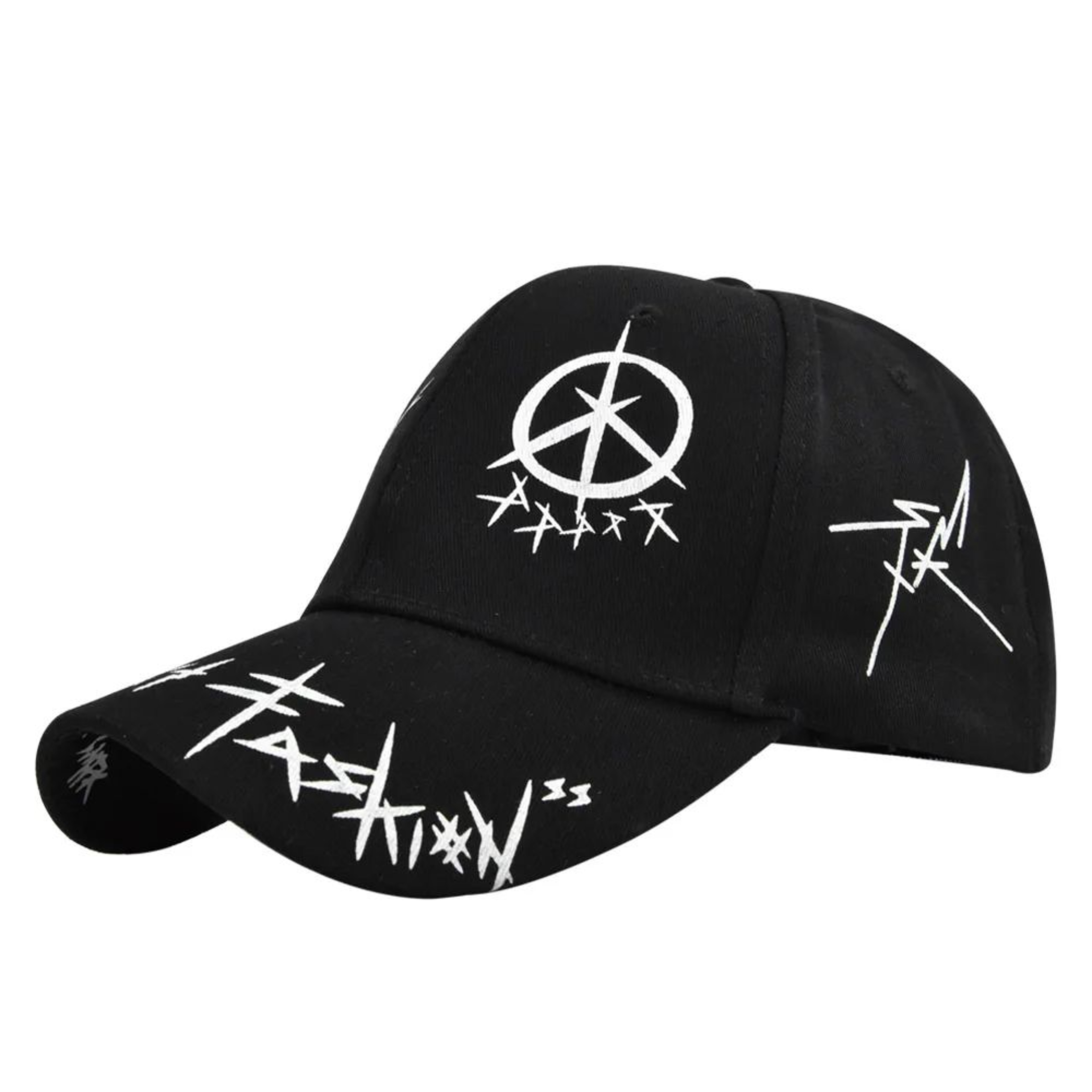 Graffiti Letter Patchwork Snapback Baseball Cap 12