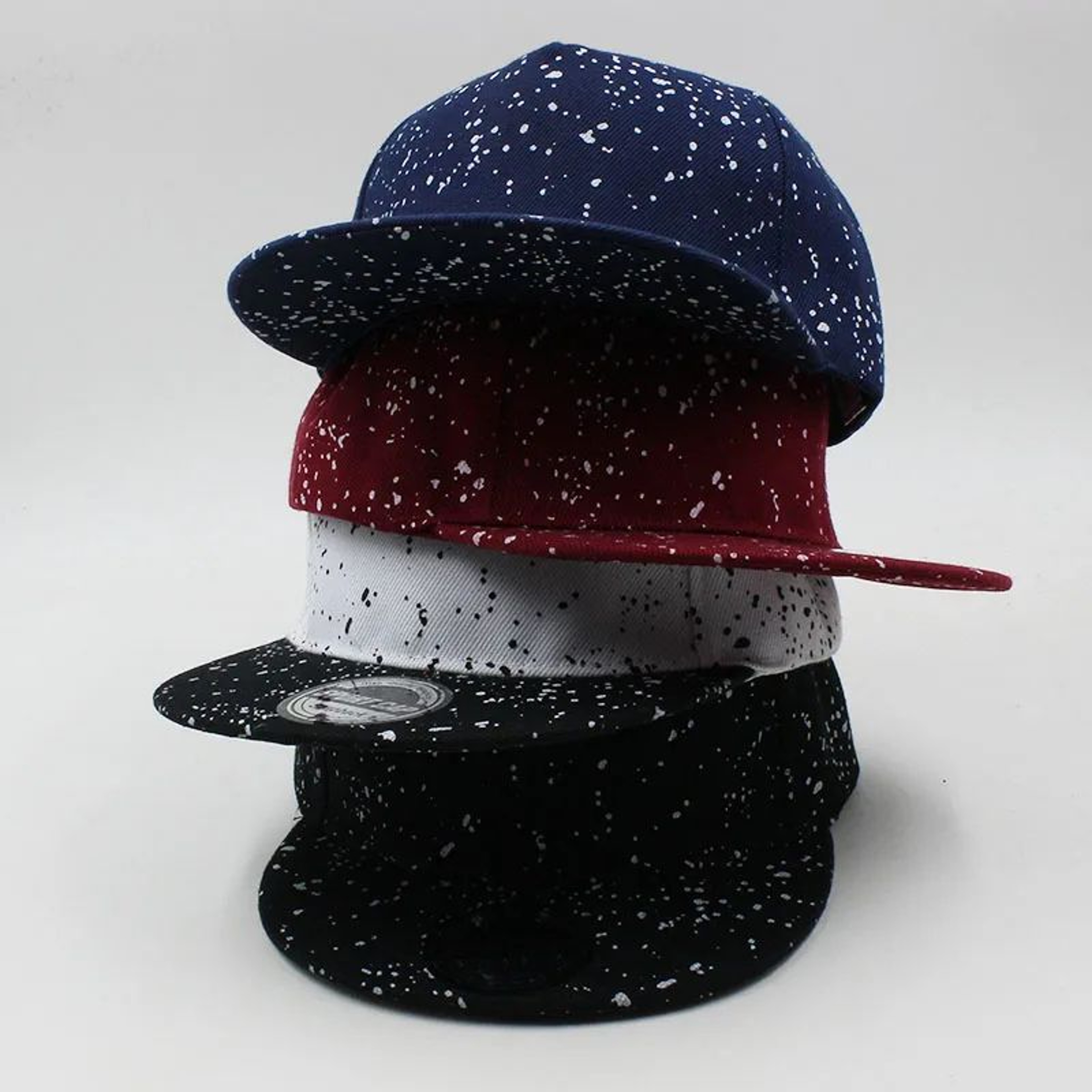 Kids Polka Dot Adjustable Snapback Baseball Cap 5