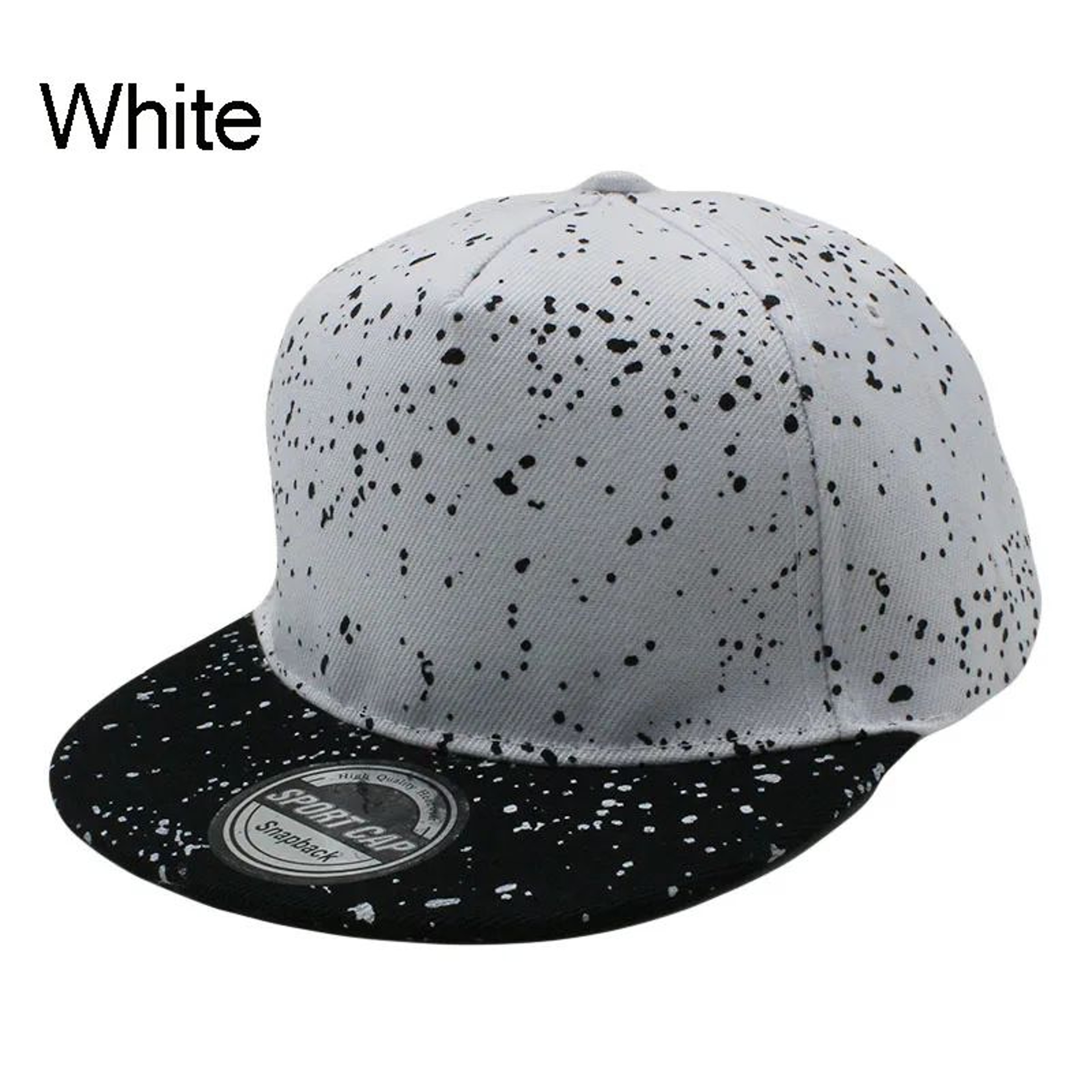 Kids Polka Dot Adjustable Snapback Baseball Cap 8