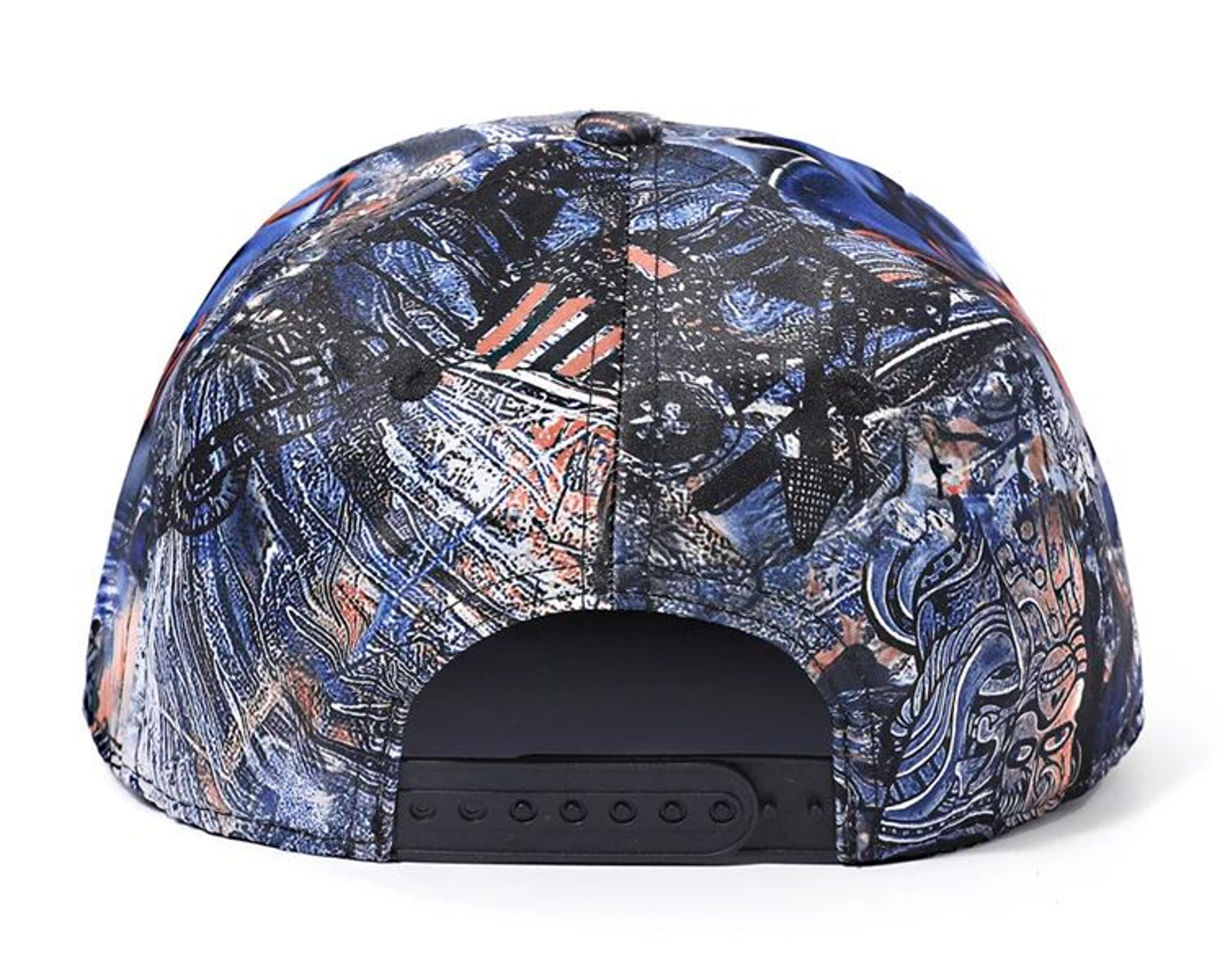 Graffiti Bones Flat Visor Snapback Baseball Cap 12
