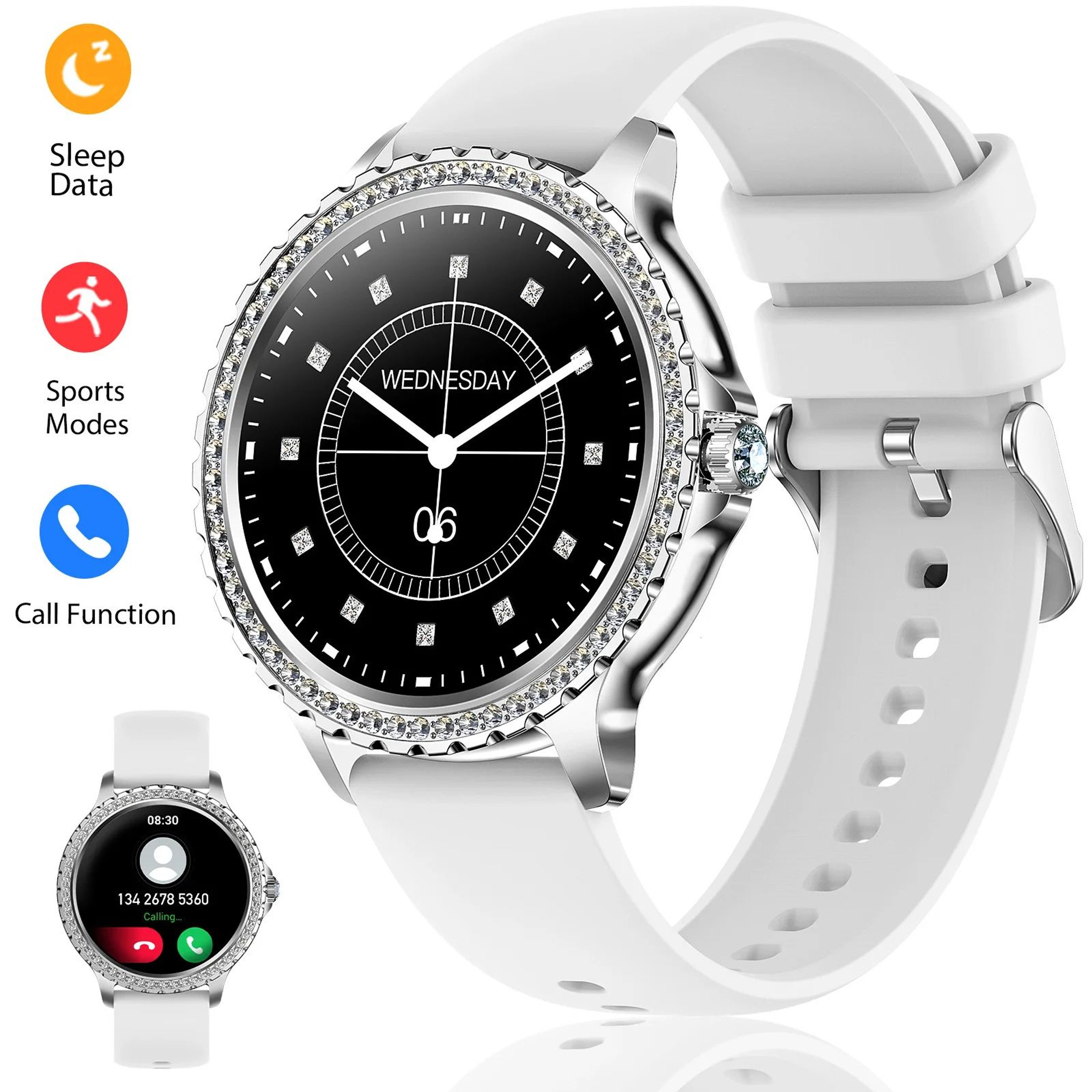 LaNikar Smart Watch For Women Fitness And Health Tracker 0