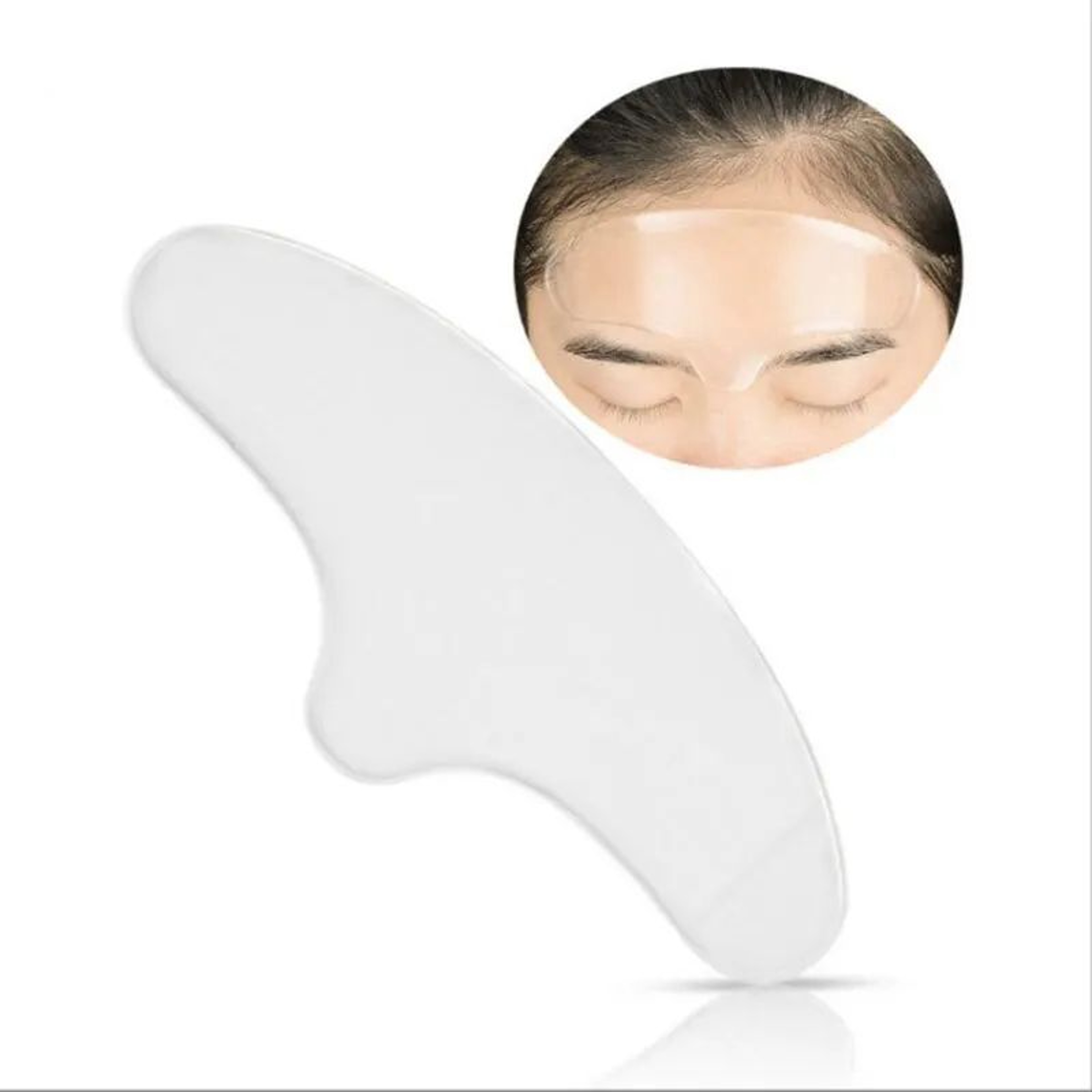 Reusable Silicone Anti Wrinkle Face And Neck Patches Set 3