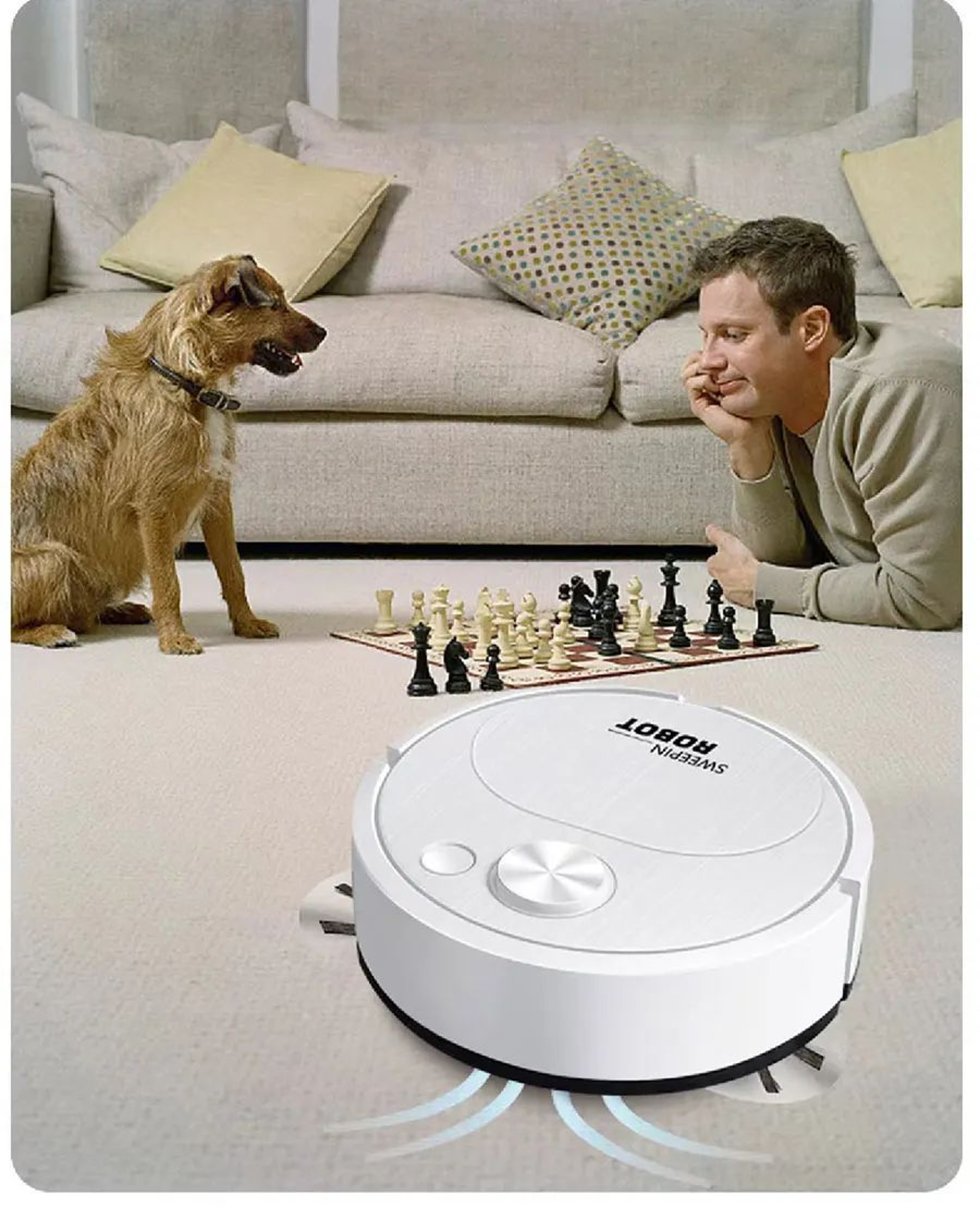 Smart 3 In 1 Robot Vacuum Cleaner With Mopping 8