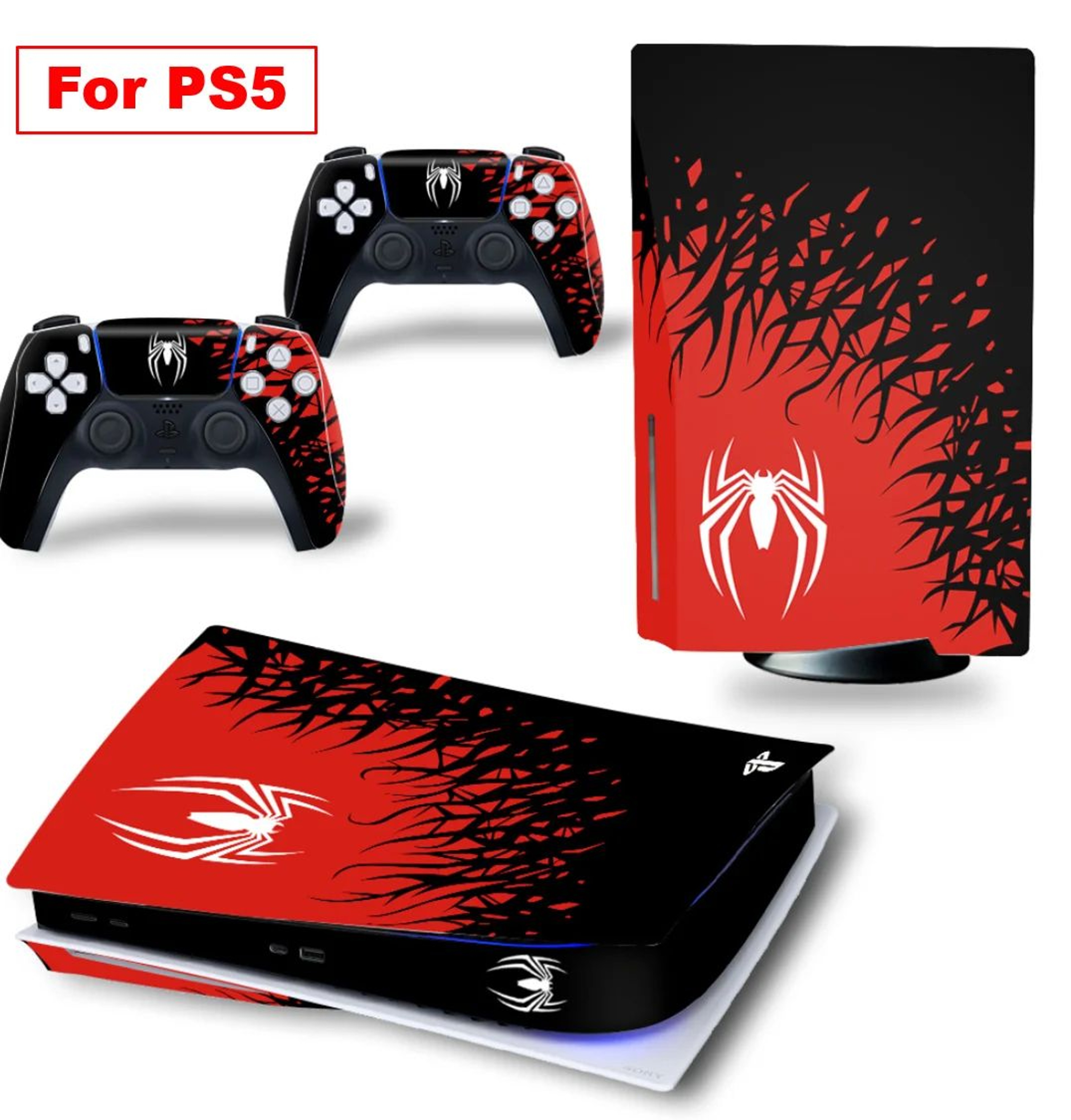 Superhero Vinyl Skin Wrap For PS5 Slim Console 7