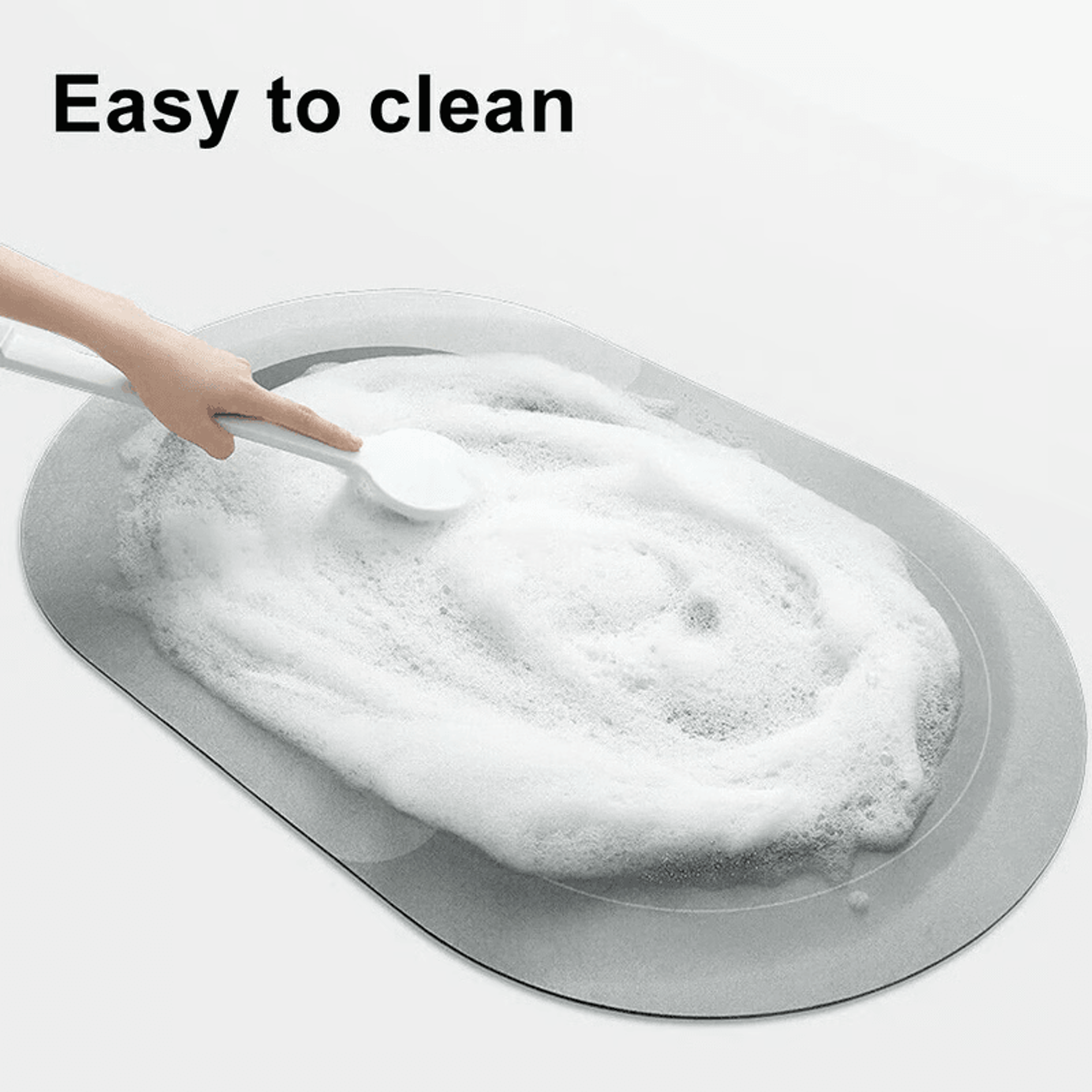 Super Absorbent Bathroom Mat  NonSlip Quick Dry Shower Floor Rug 1