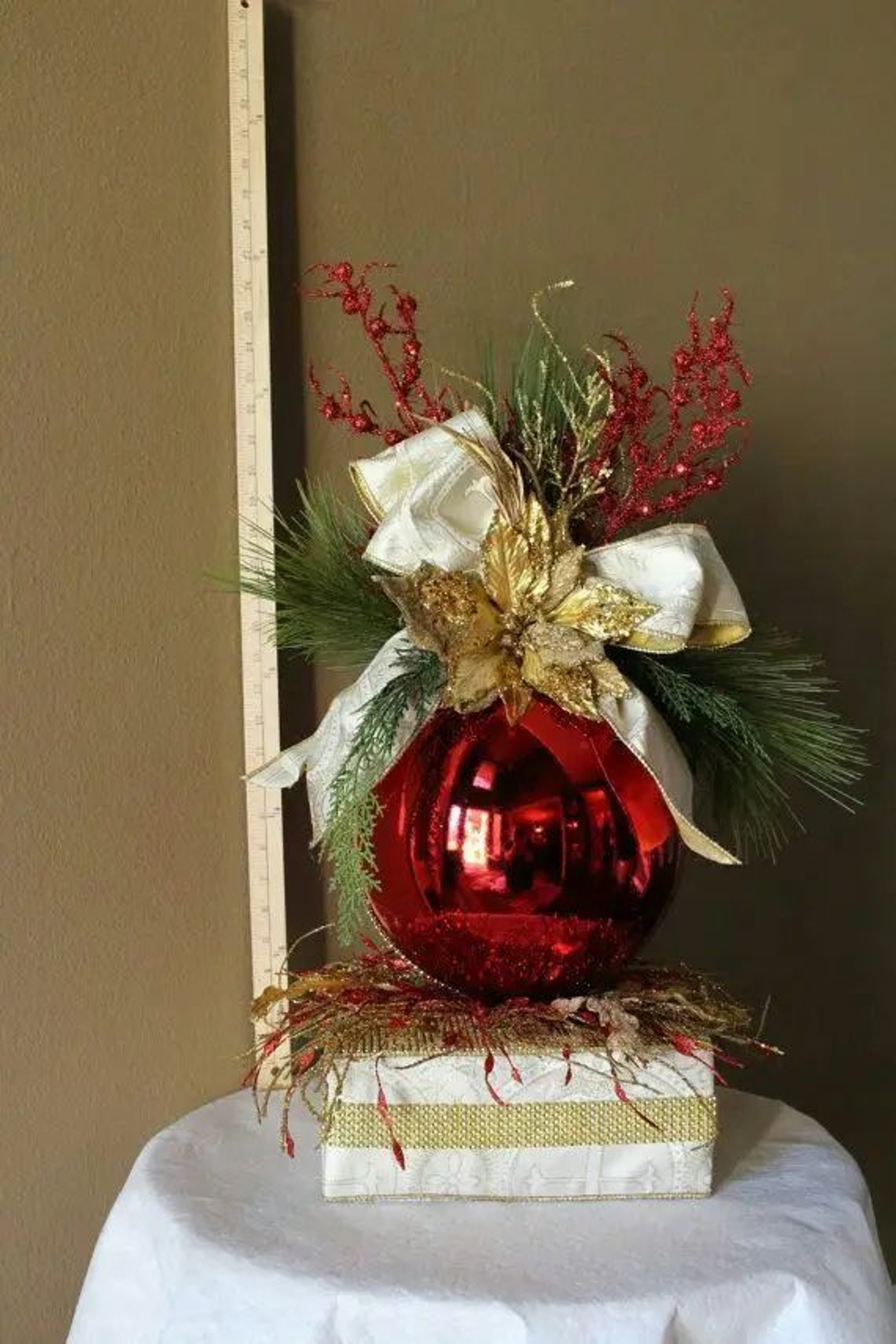 Large Colorful Christmas Ball Ornaments Set Of 3 9