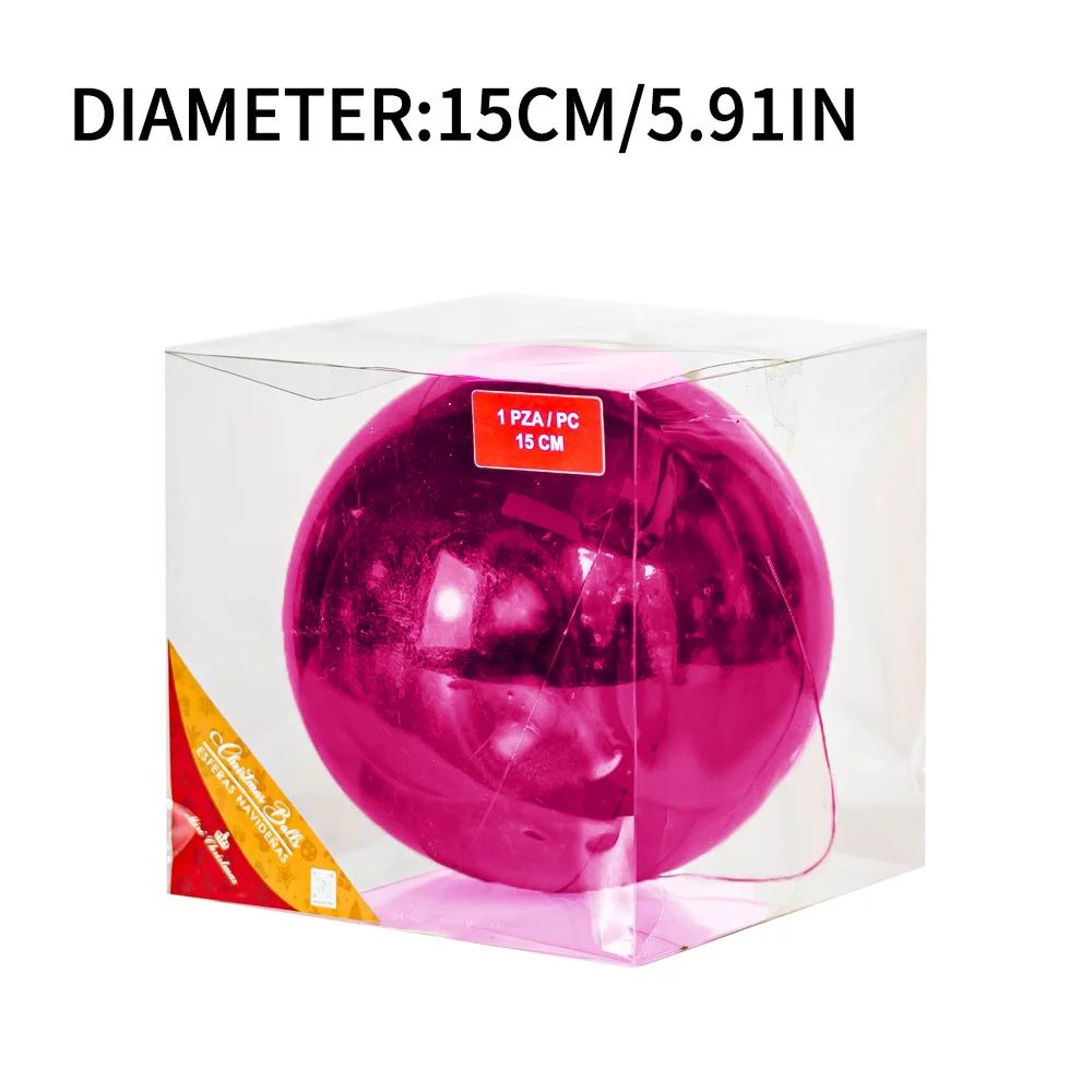Large Colorful Christmas Ball Ornaments Set Of 3 14