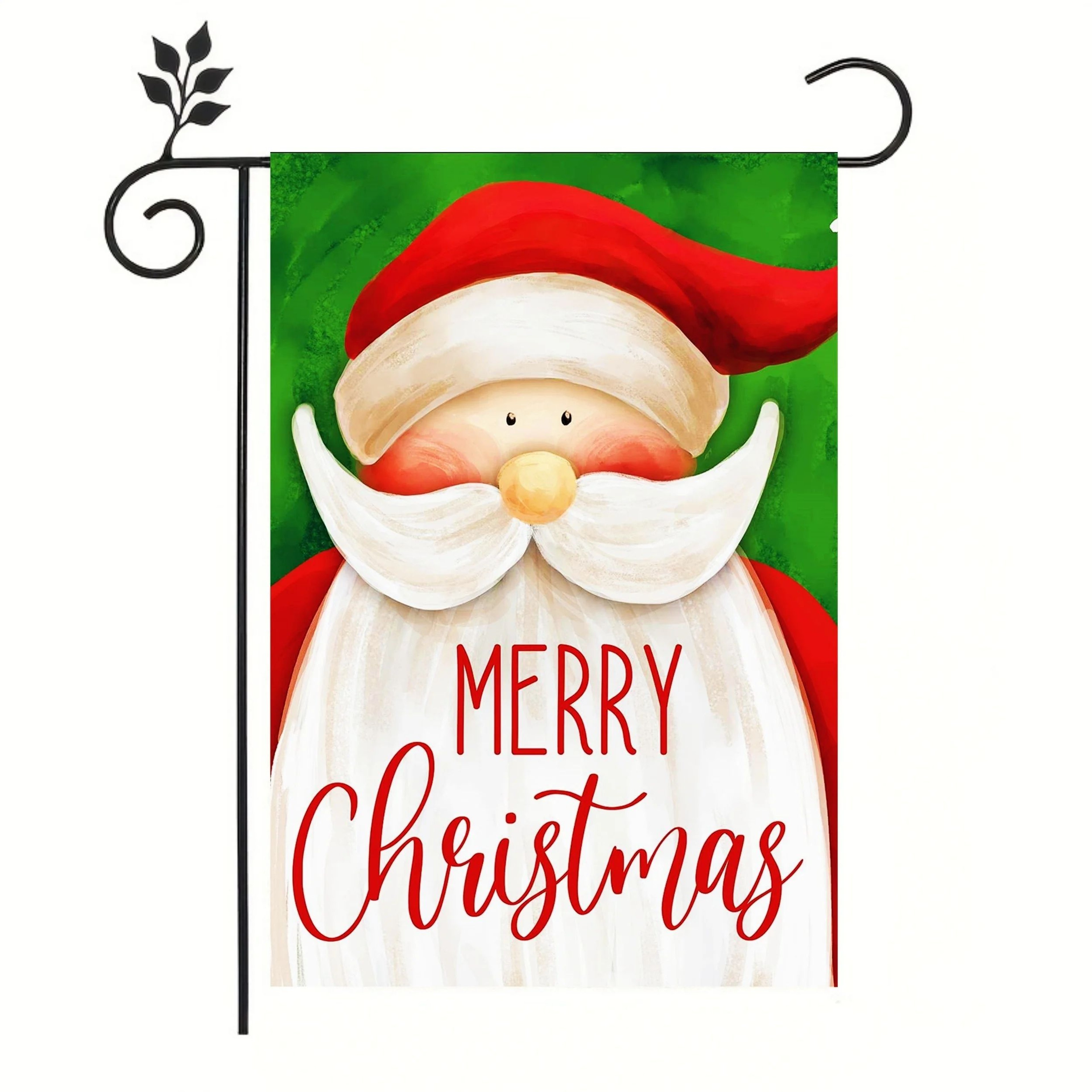 Santa Claus Christmas Garden Flag Double Sided Outdoor Decor 4