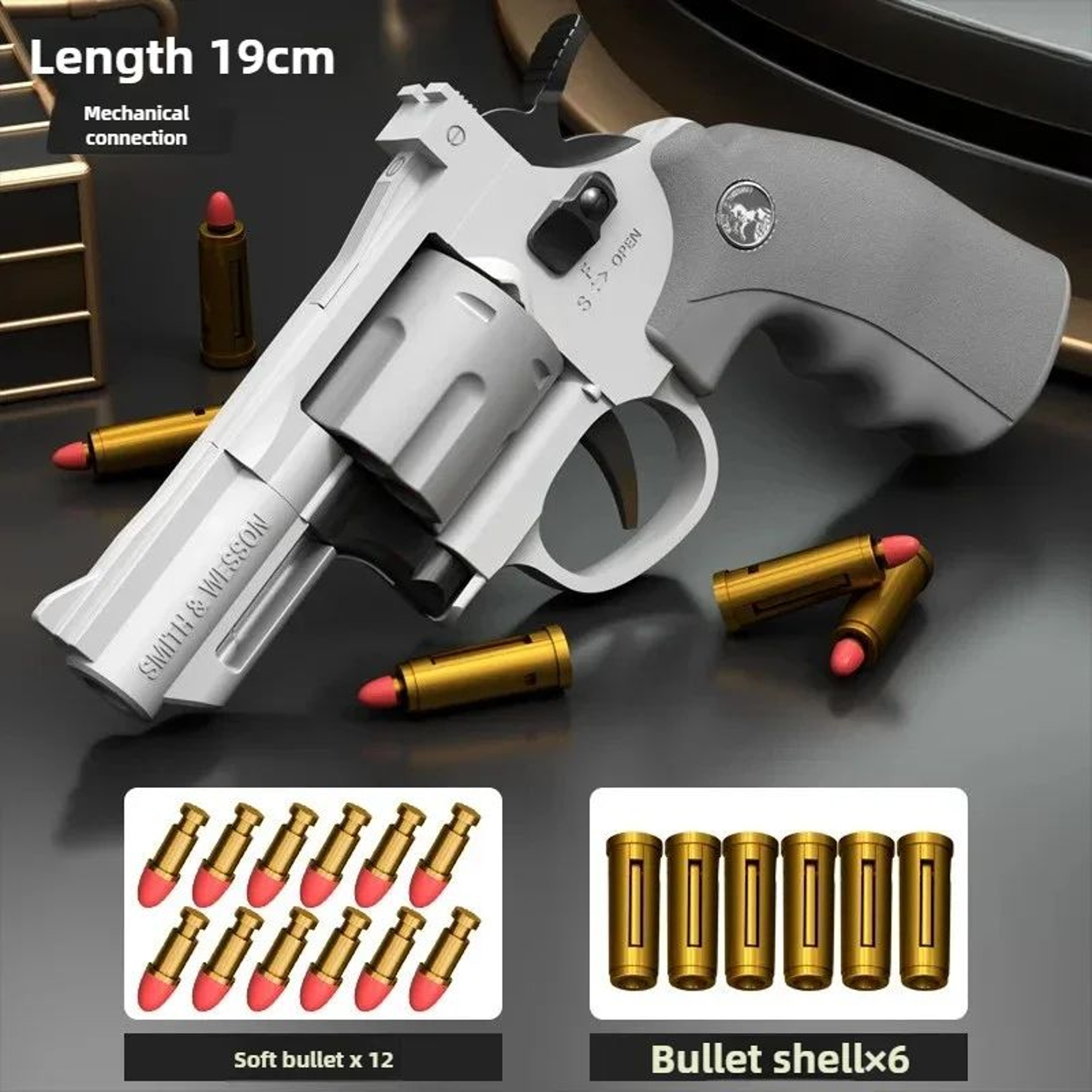 ZP5 Revolver Soft Dart Blaster Toy With Continuous Firing Action 8