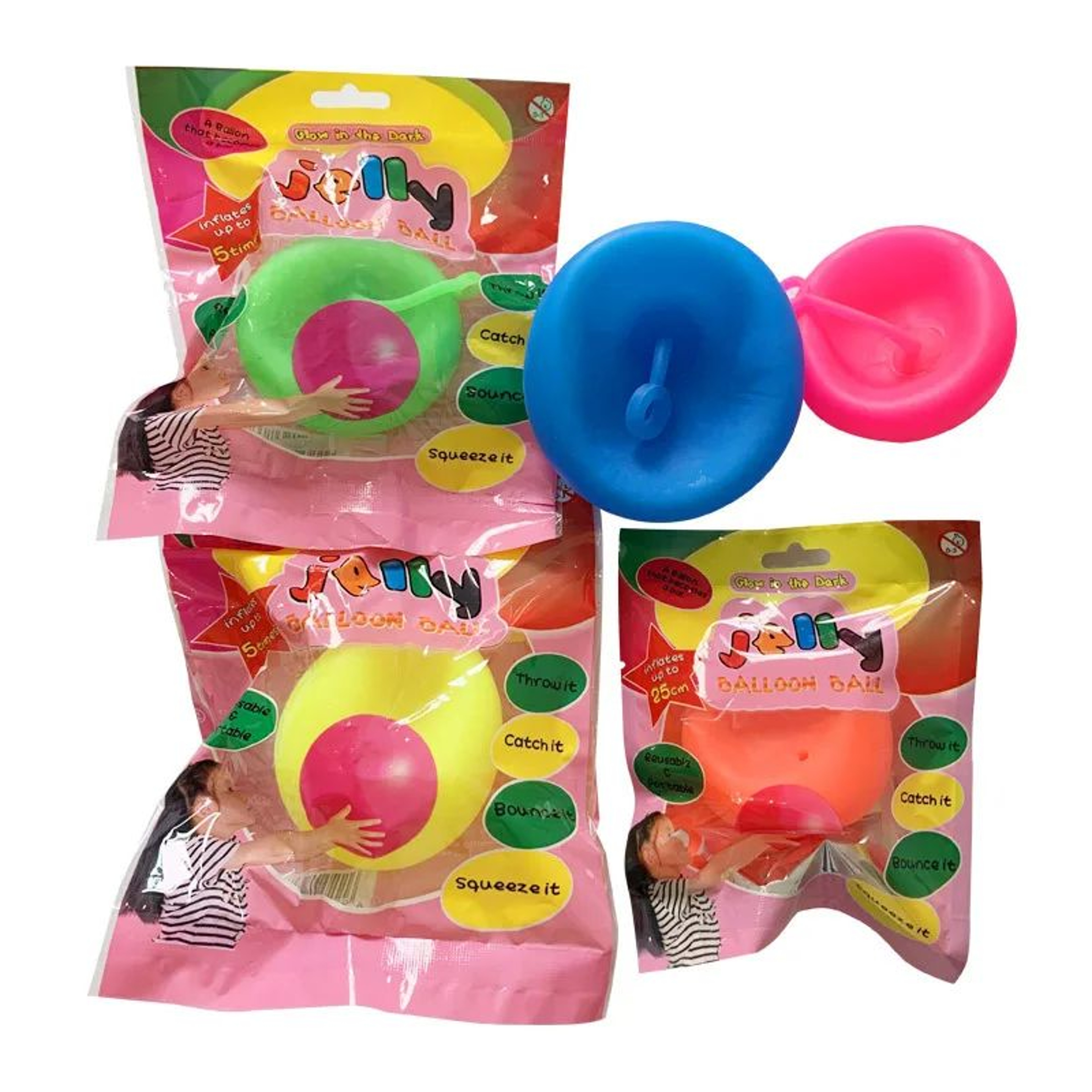 Transparent Bubble Ball Blowing Balloon Toy With Stretchy TPR Material 9