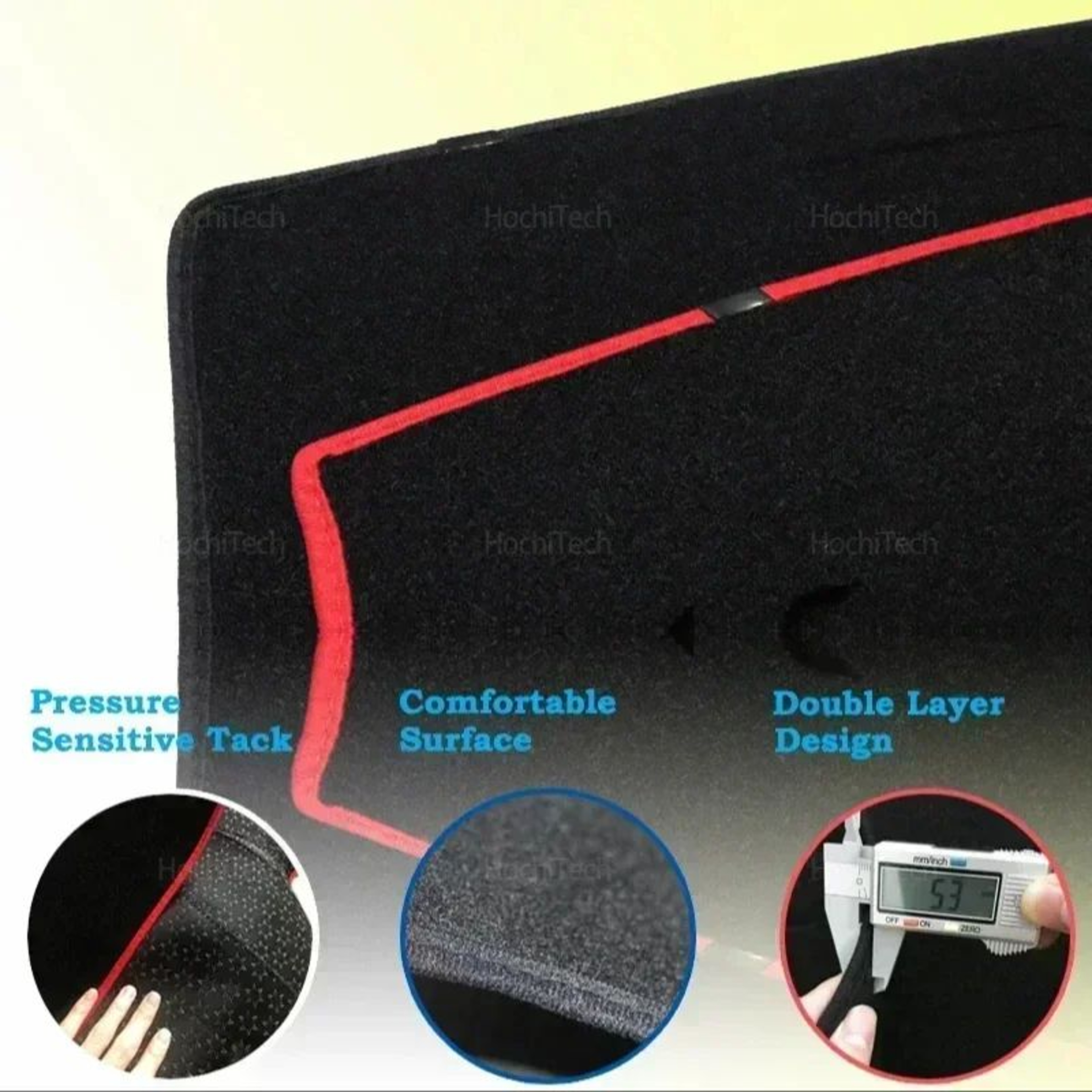 Dashboard Cover Dash Mat For Hyundai Santa Fe 20132018 Sun Protection 4