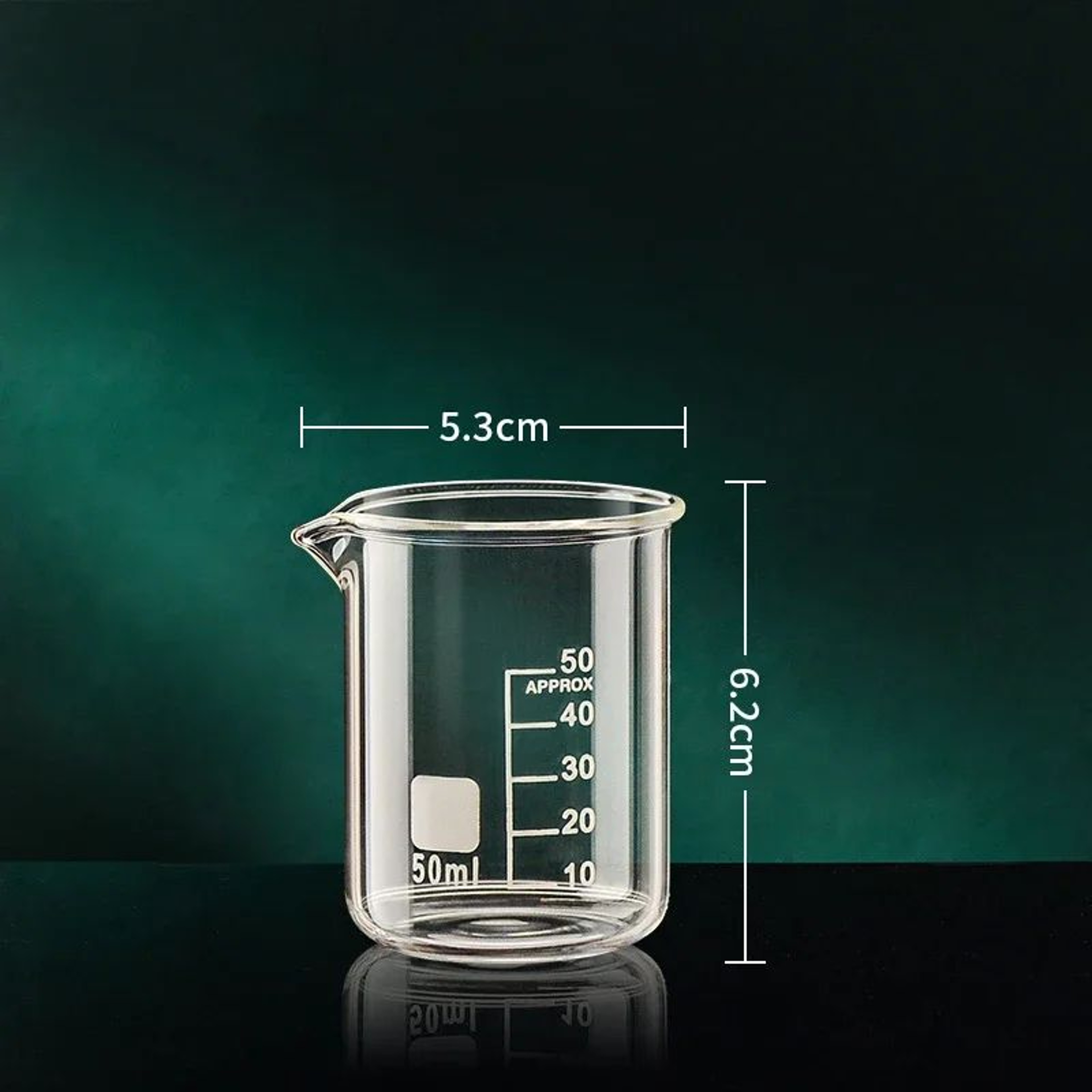 High Borosilicate Glass Measuring Cup Transparent Beaker 501000ml 6