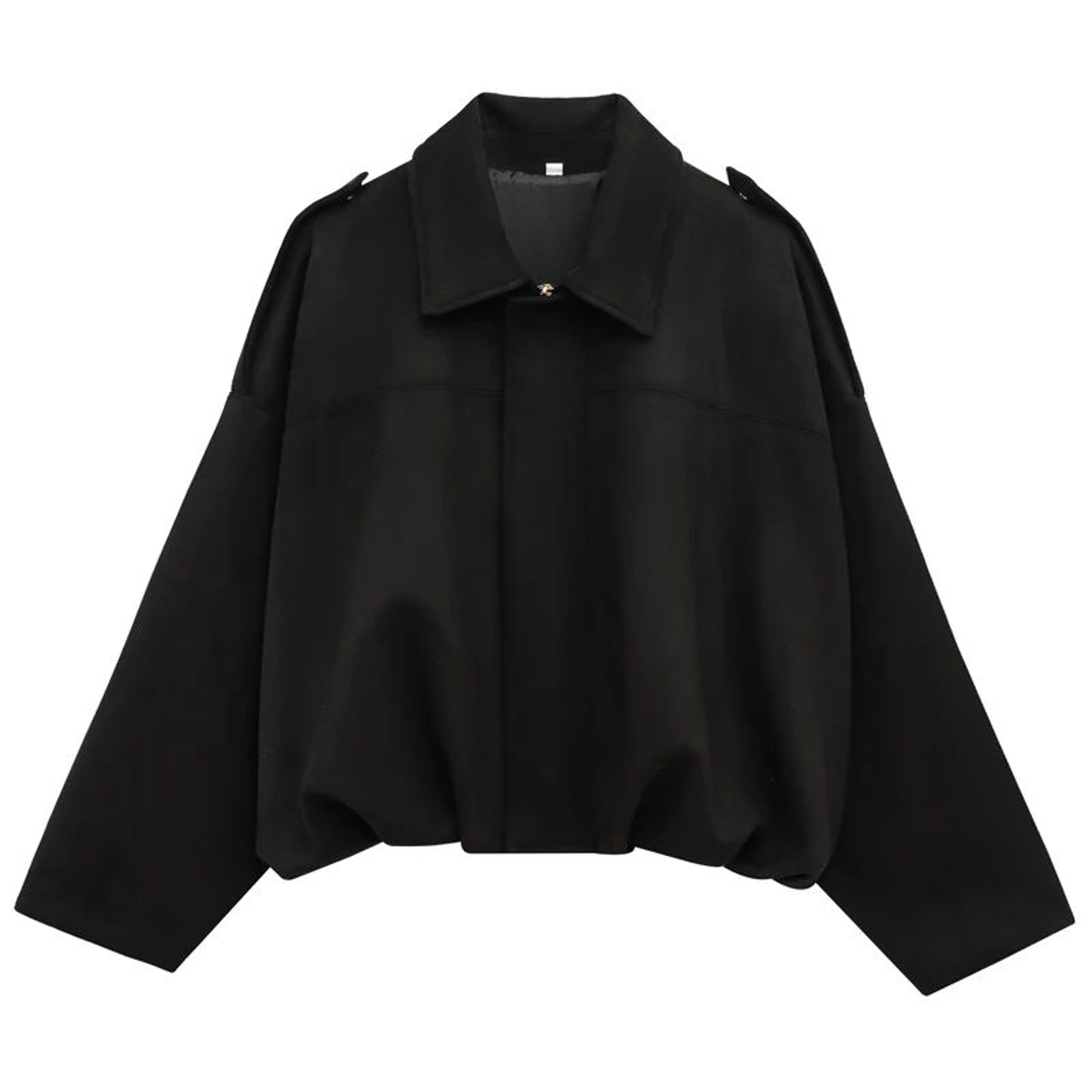 HXAO Cropped Suede Bomber Jacket Women Lapel Zipper Racing Coat 19