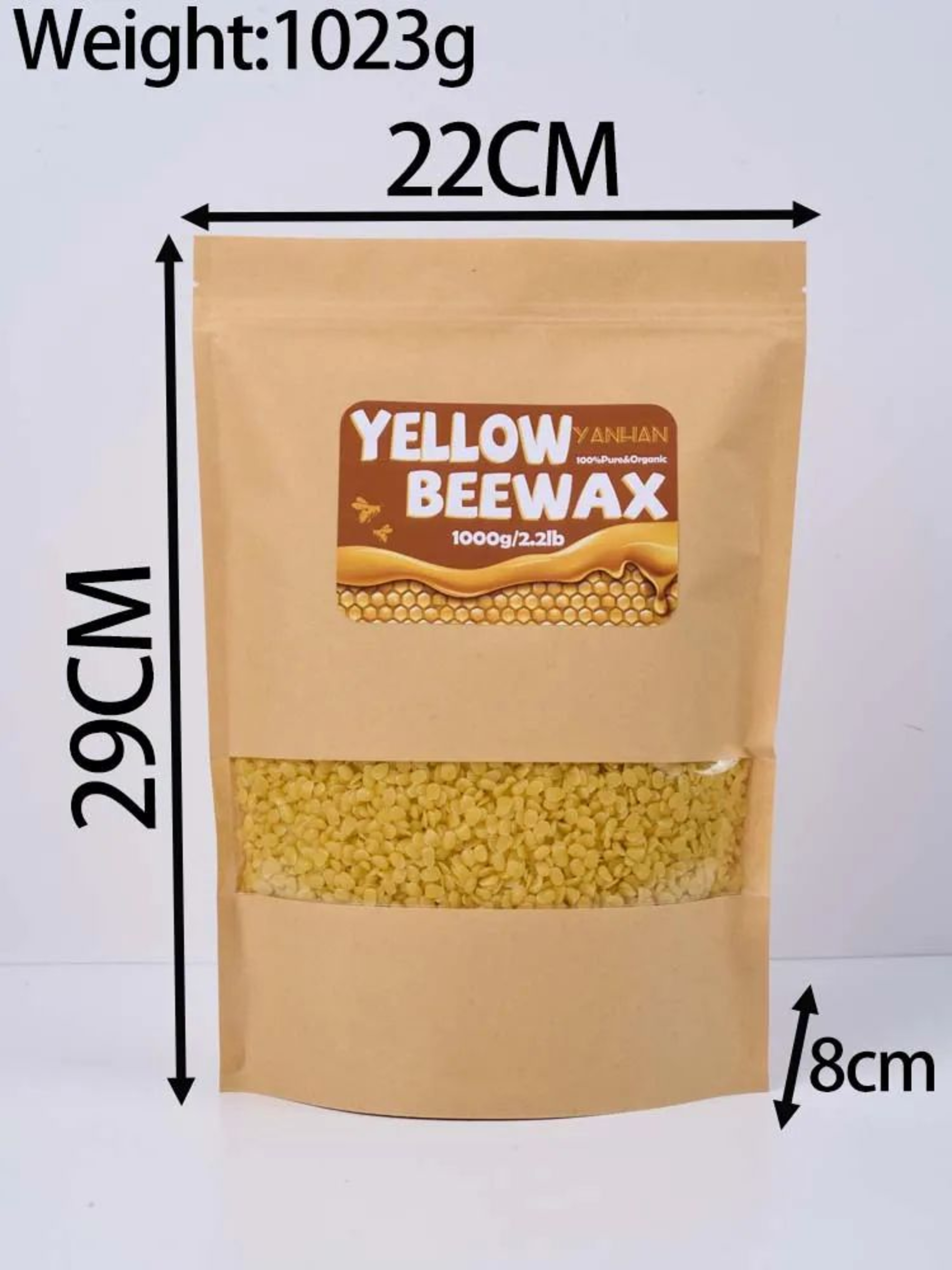 Pure Natural Granular Beeswax For Candle Making 6