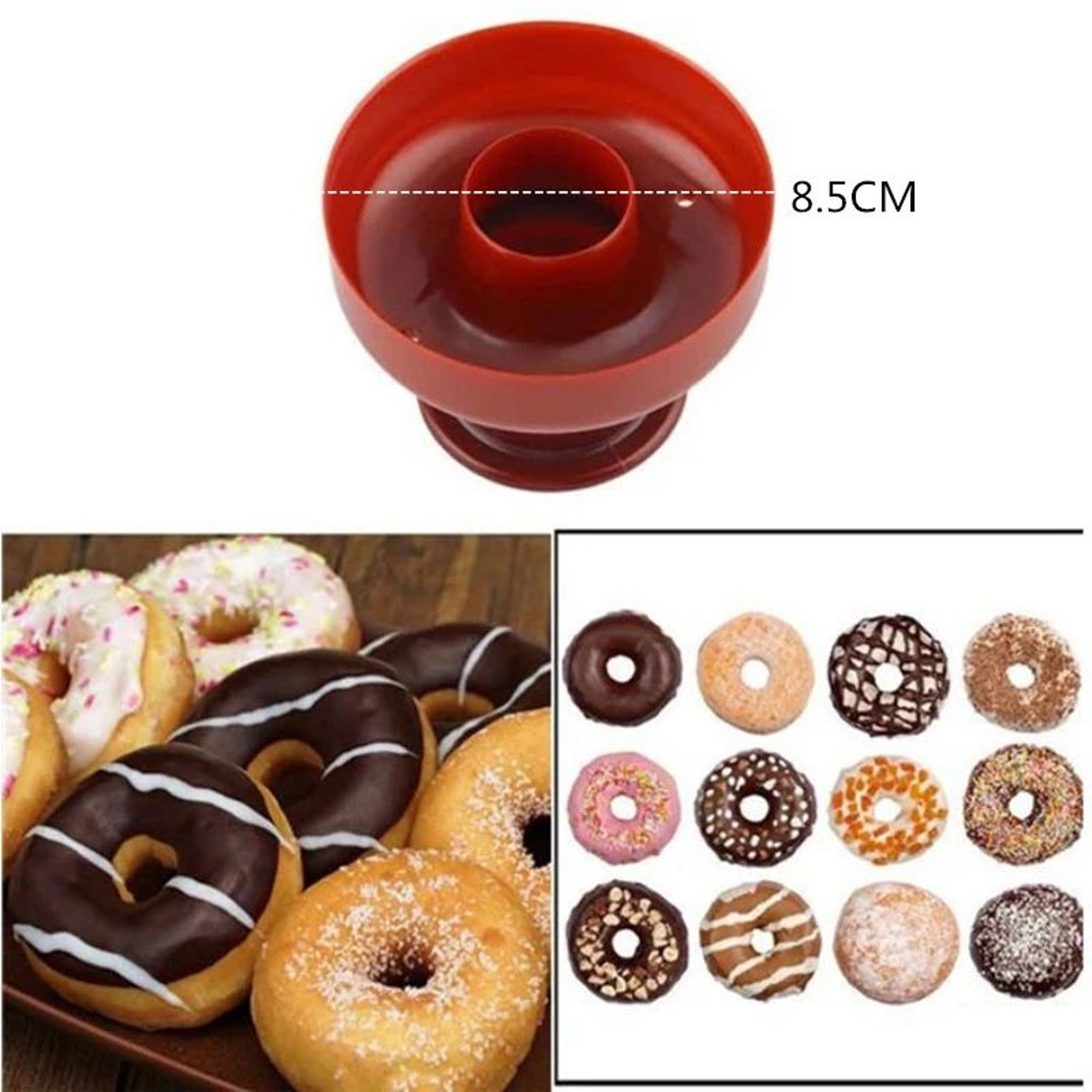 Creative Donut Mold Cutter DIY Dessert Baking Tool 4