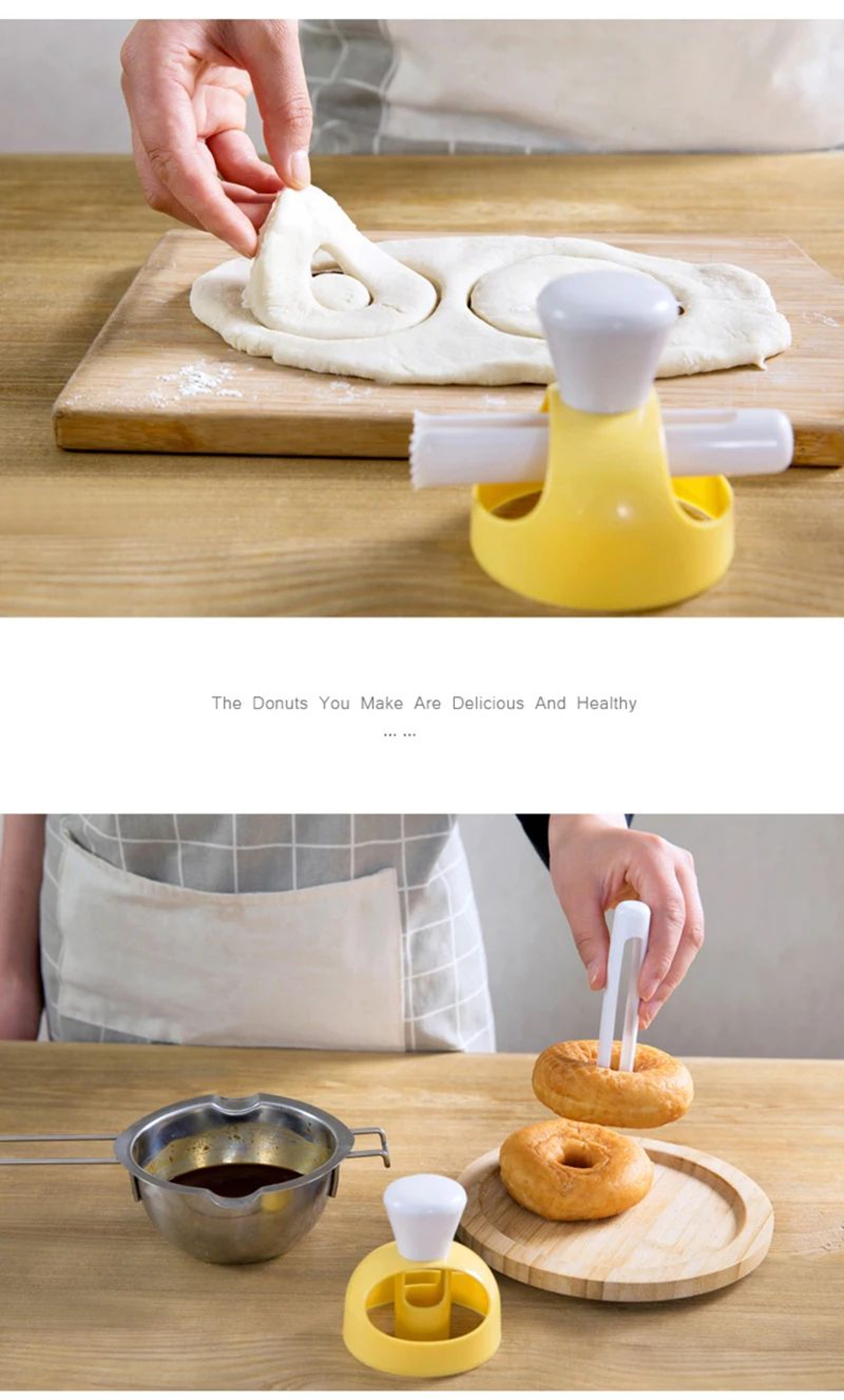 Creative Donut Mold Cutter DIY Dessert Baking Tool 7
