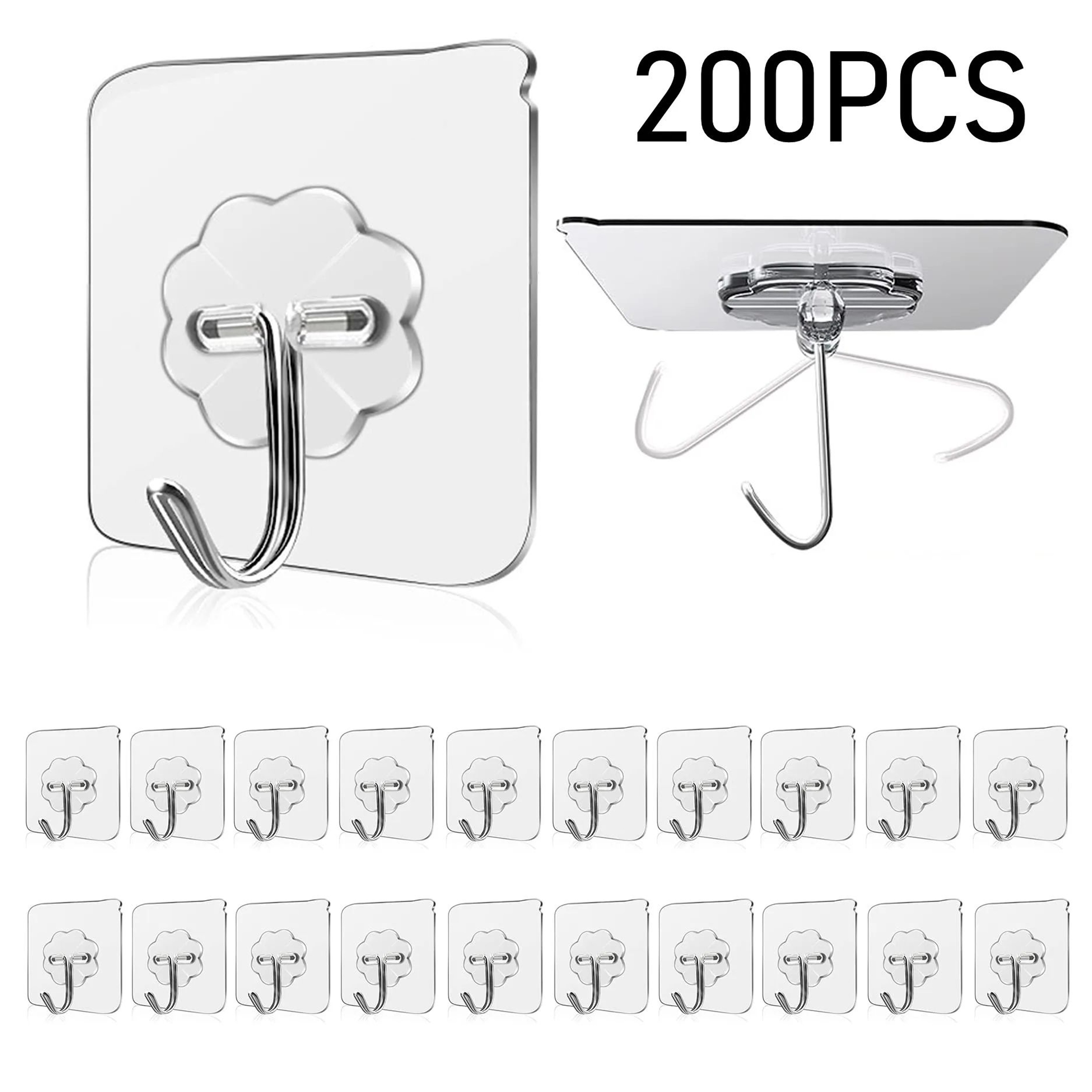 Waterproof Self Adhesive Wall Hooks Heavy Duty Sticky Hooks 19