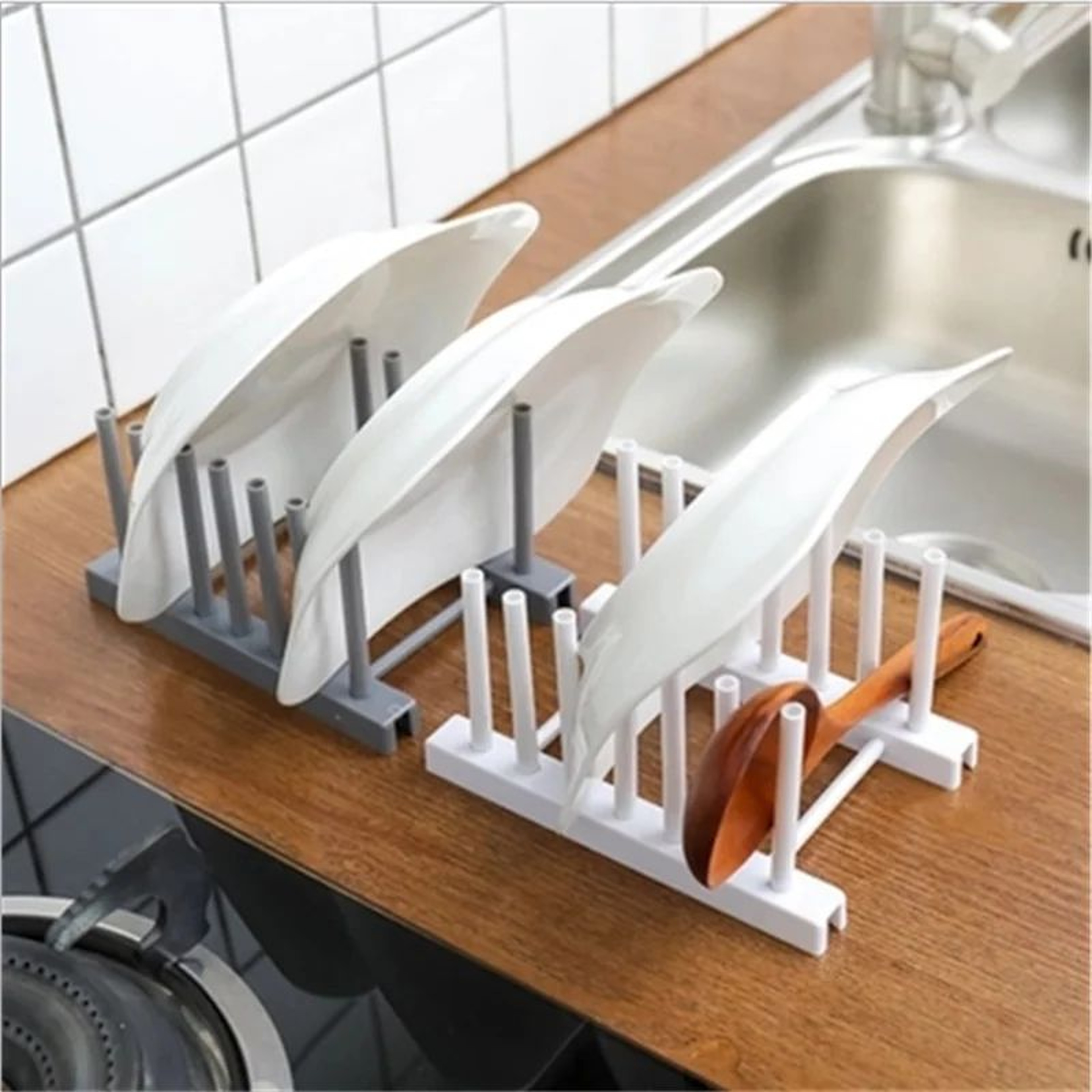 Plastic Dish Drying Rack Bowl And Plate Organizer 7