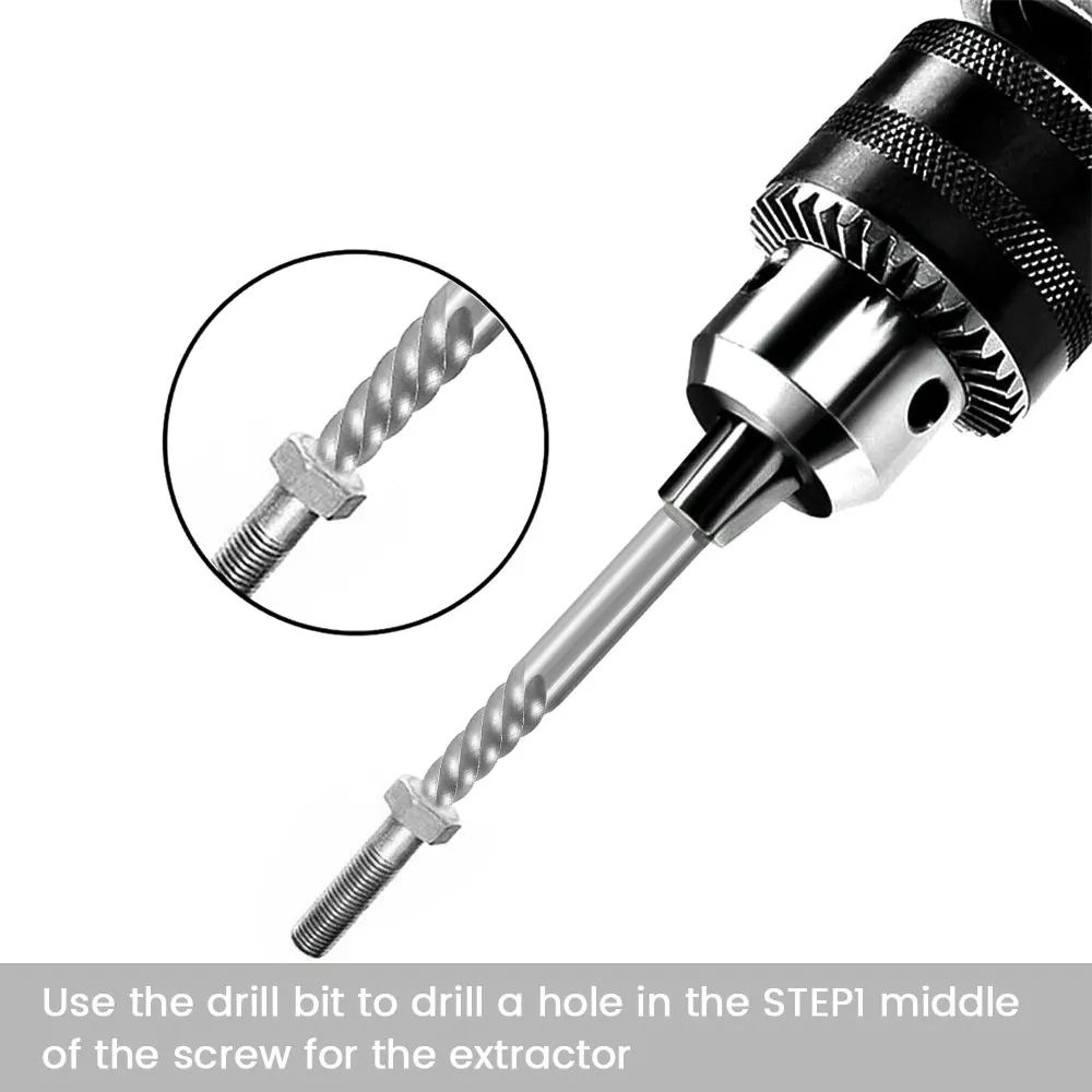 10pcs Cobalt Left Hand Drill Bit And Screw Extractor Set 5