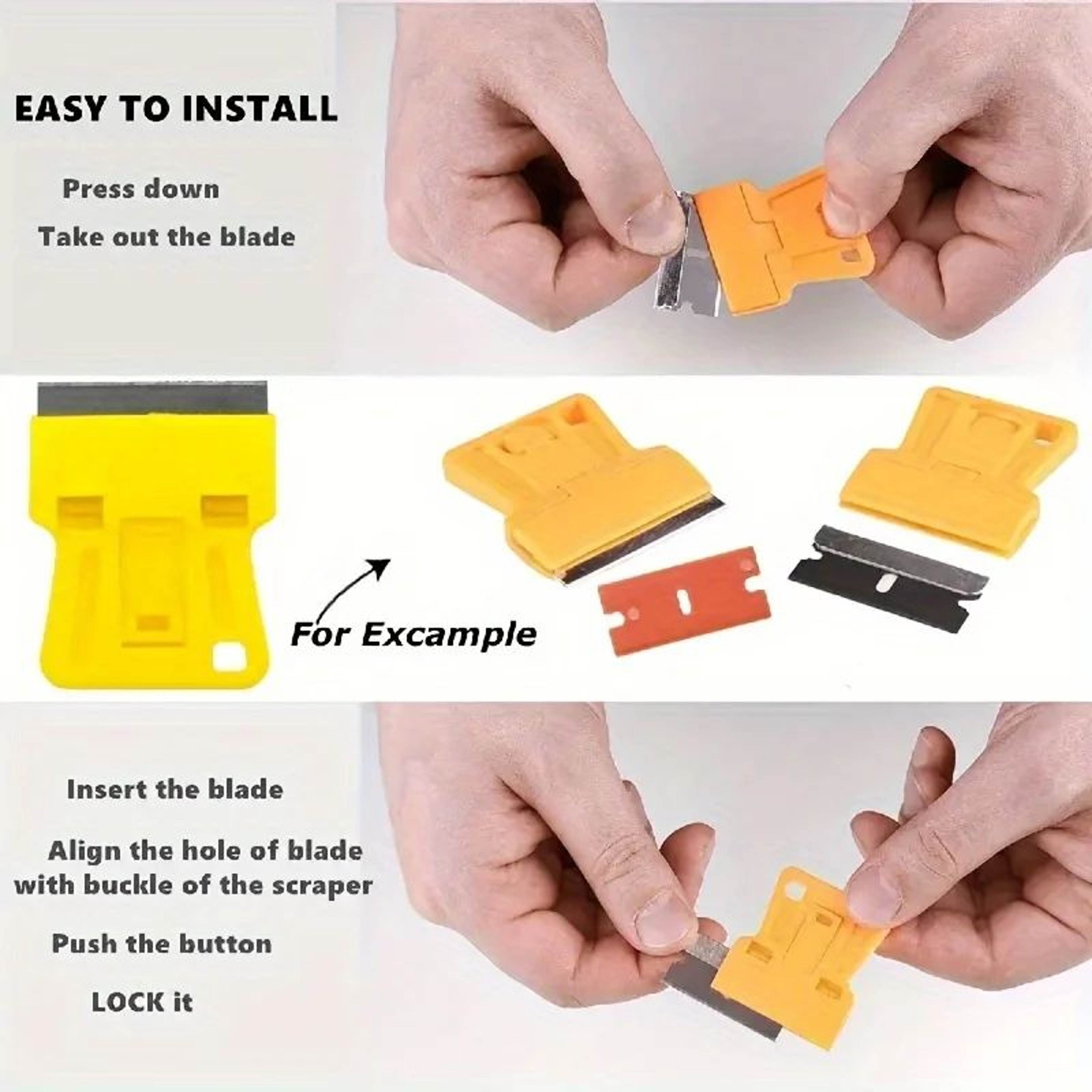 Mini Scraper Tool For Sticker Glue Paint Removal 6