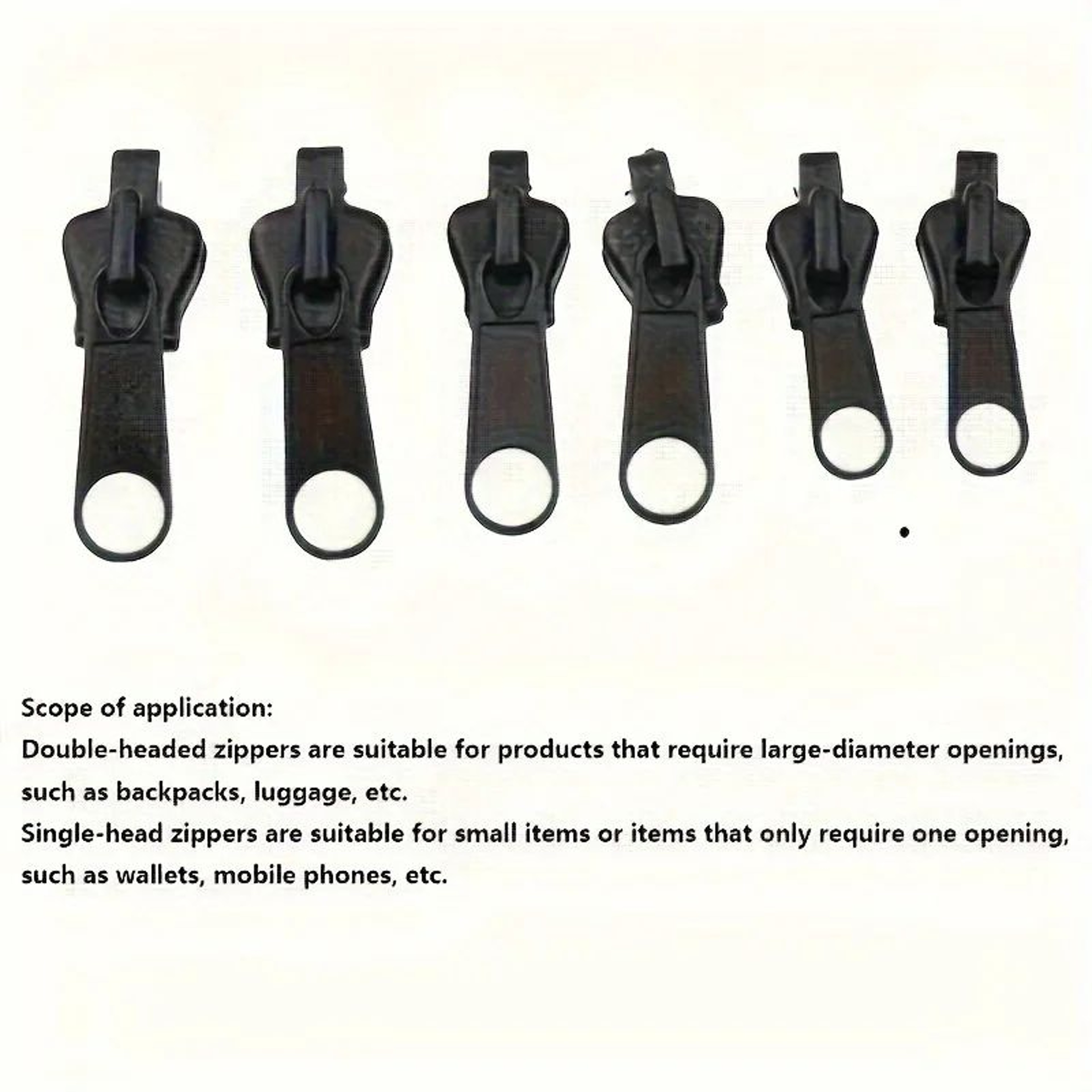 6 Piece Instant Zipper Repair Kit Universal Replacement Set 8