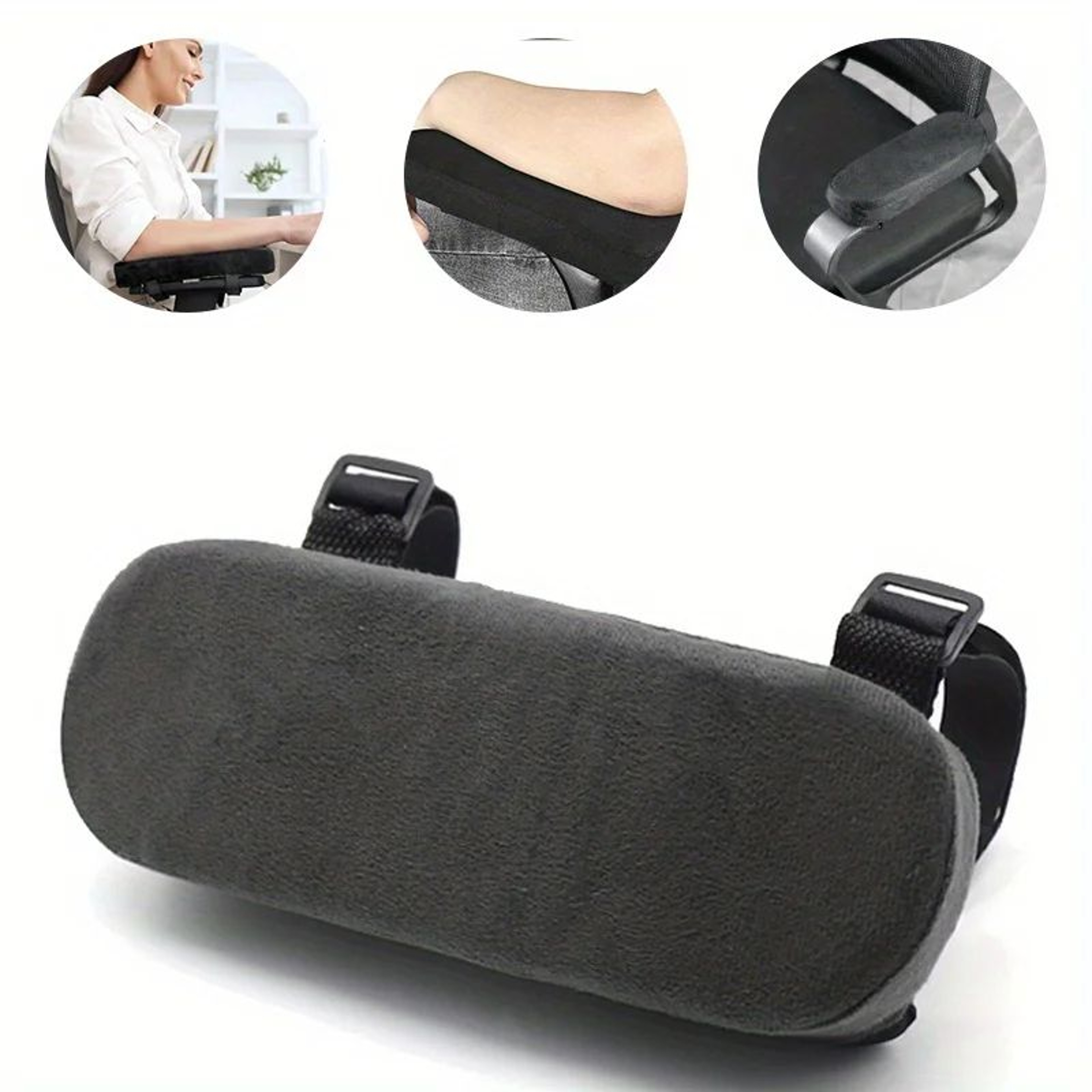 Memory Foam Armrest Pads Office Chair Elbow Support Cushion 4