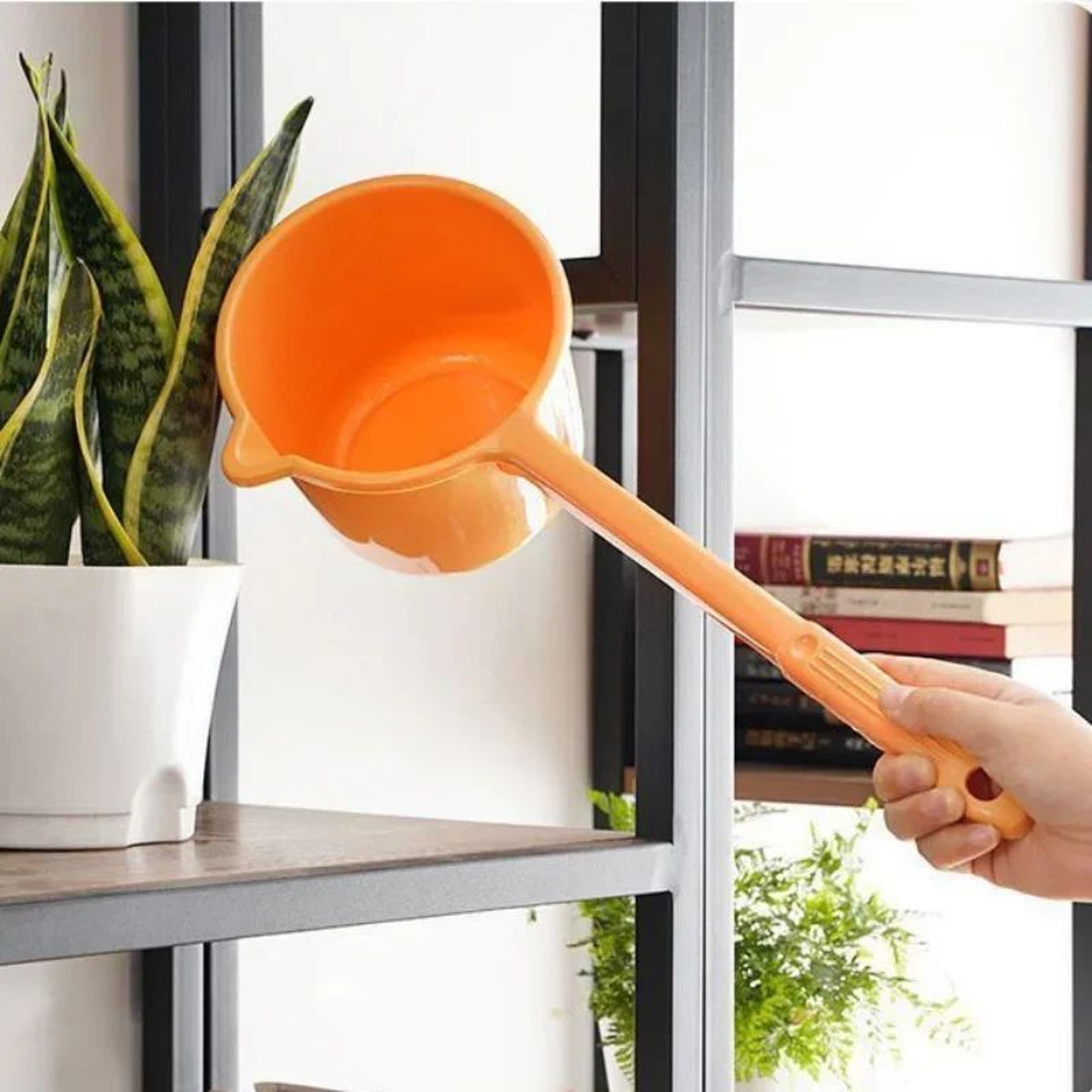 Long Handle Water Ladle Large Capacity Multi Purpose Scoop 4