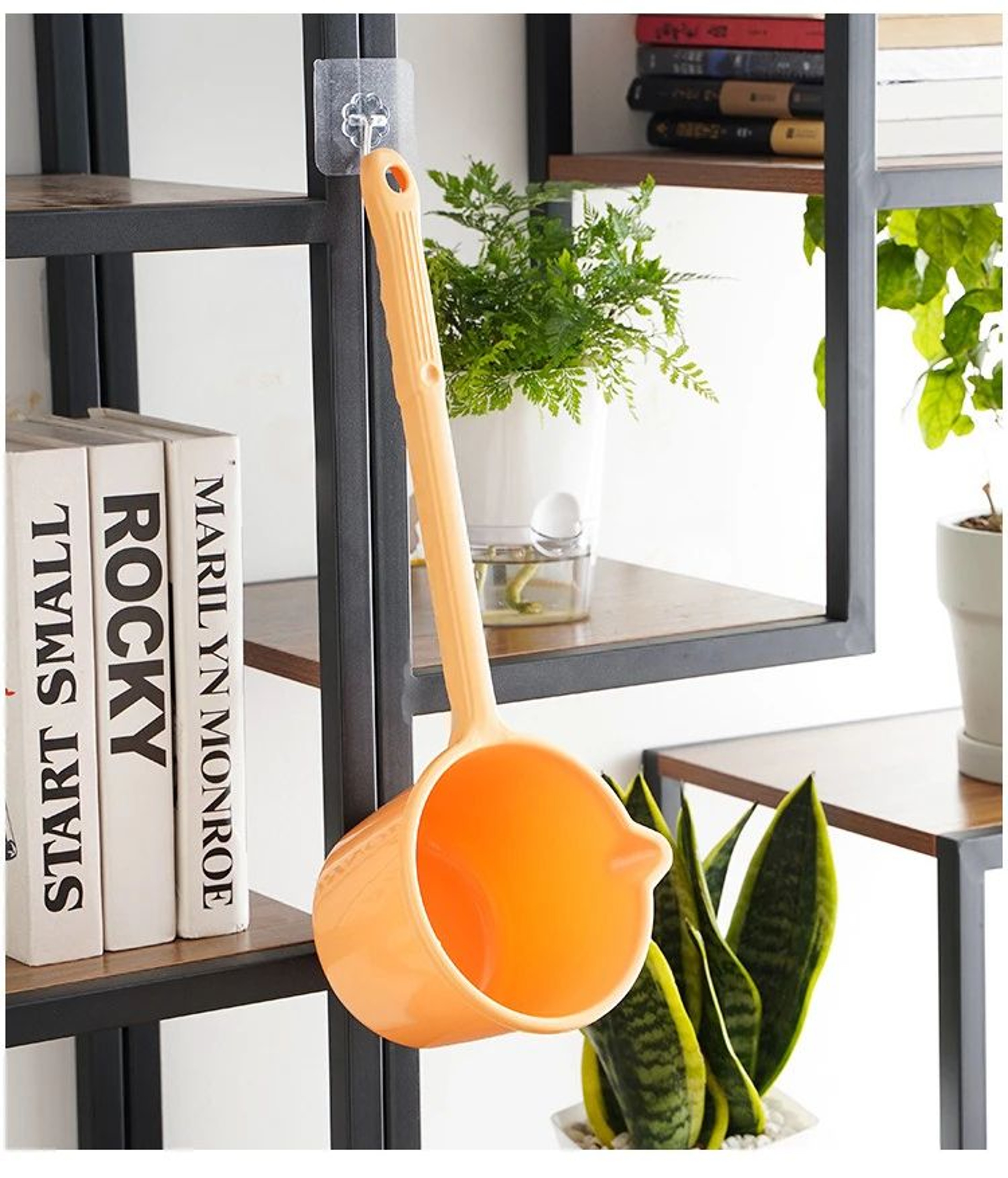 Long Handle Water Ladle Large Capacity Multi Purpose Scoop 10