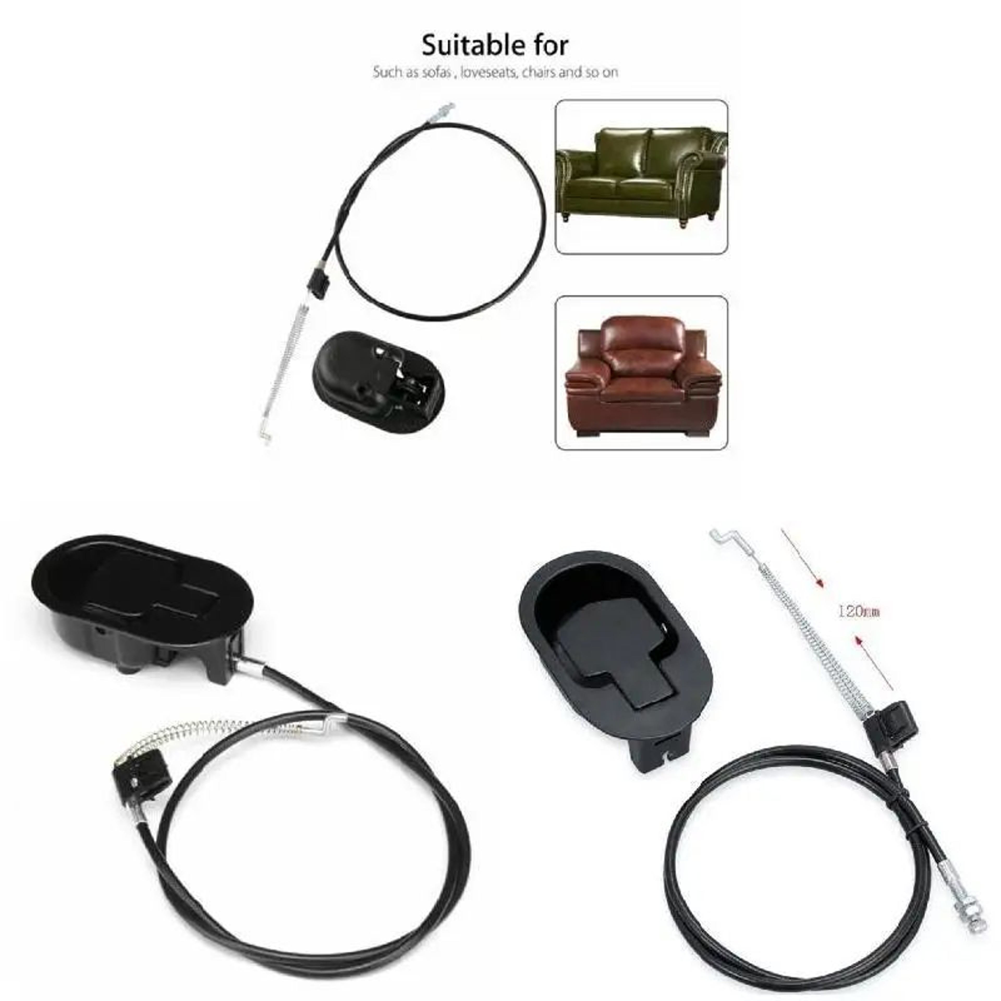 Recliner Release Handle Metal Lever For Sofa Chair 5