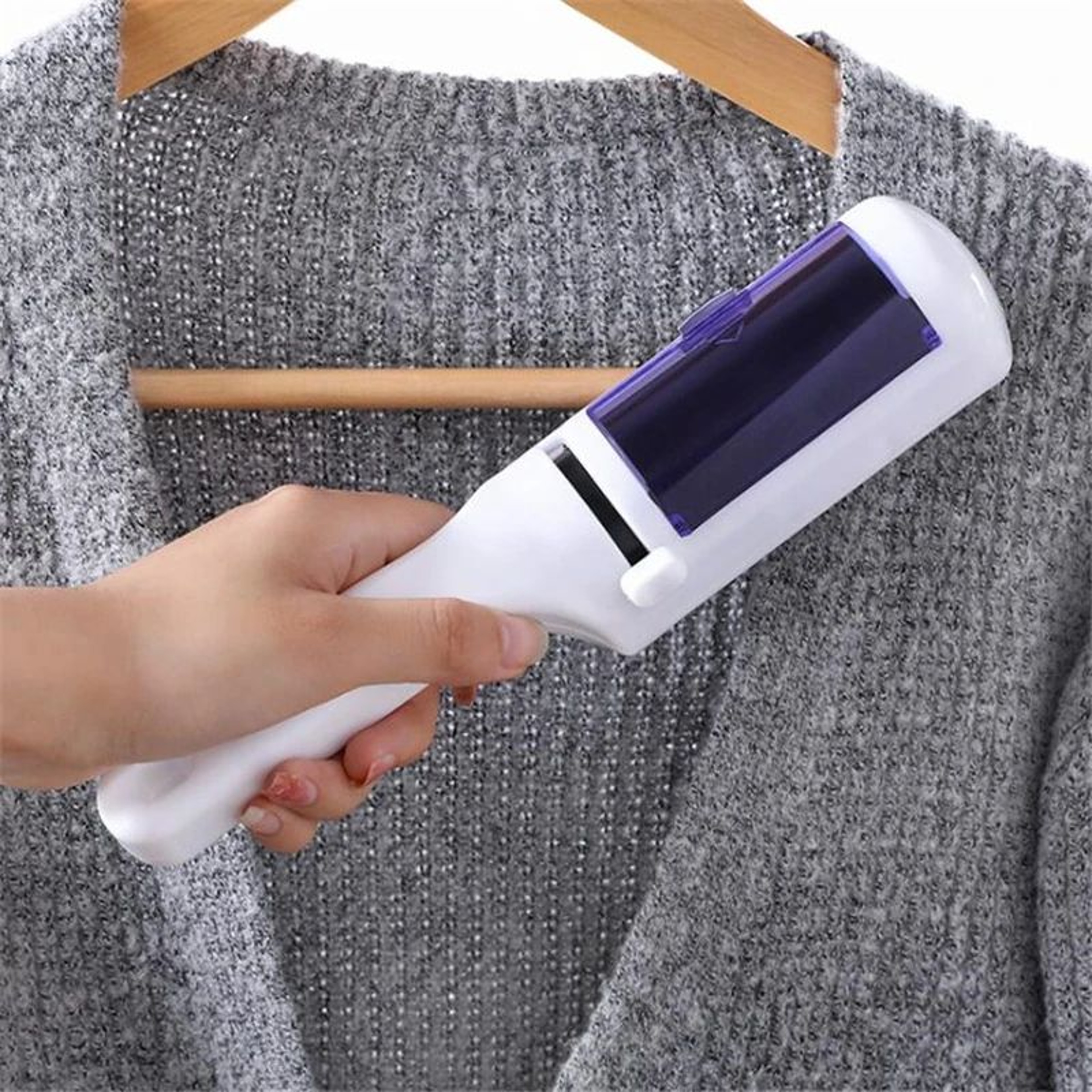 Portable Lint Roller Clothes Hair Removal Brush 6