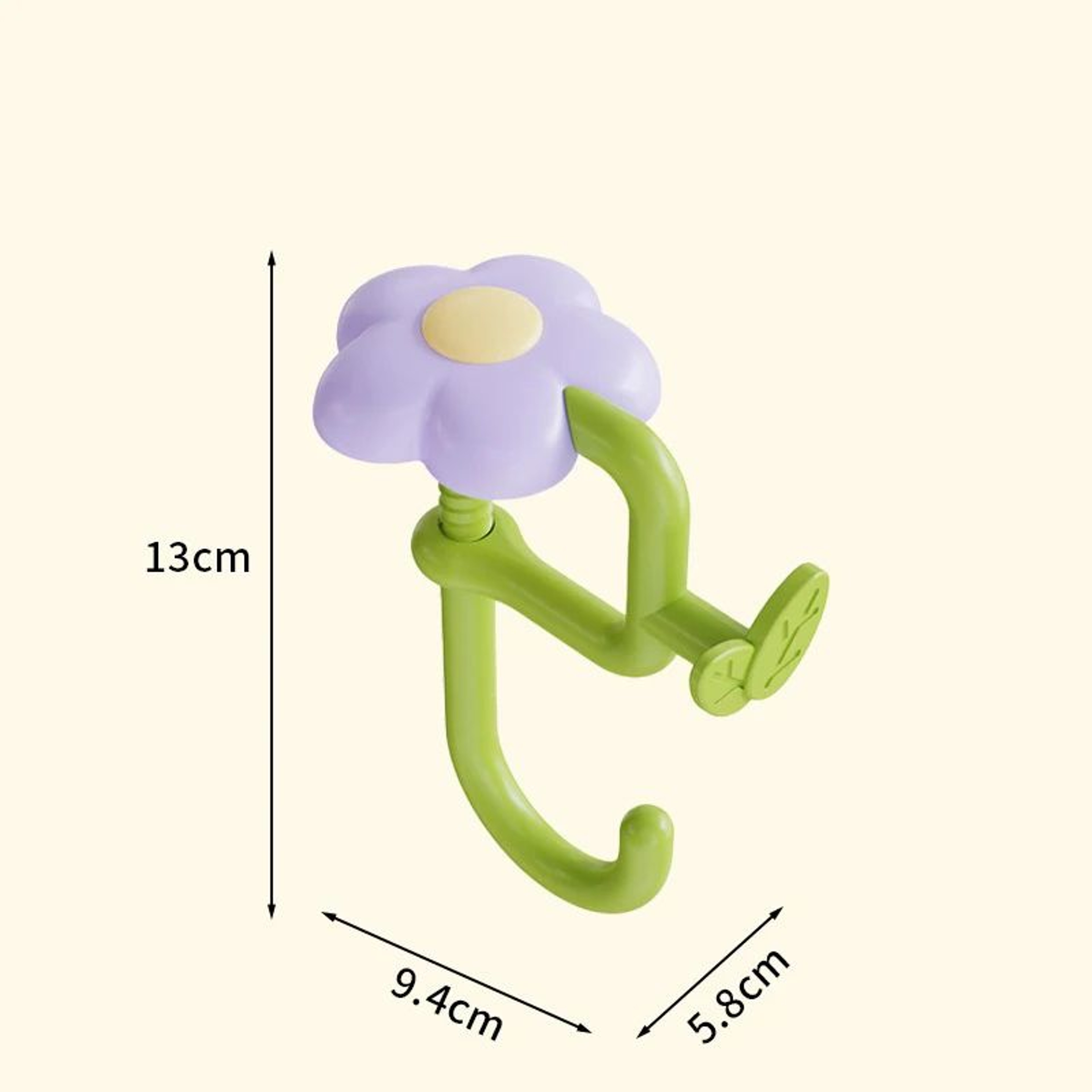 Portable Flower Desk Bag Hook No Drill Table Hanger 8