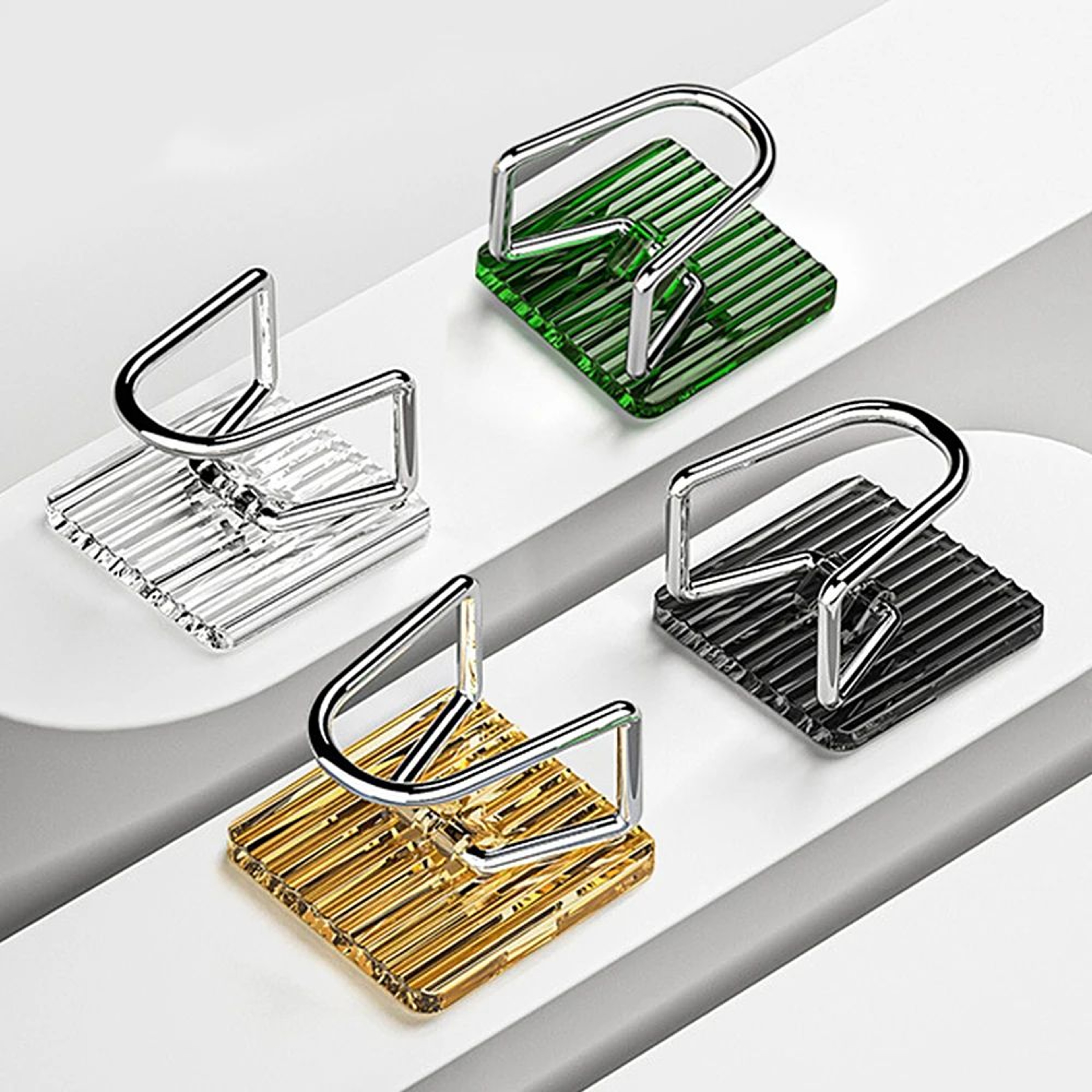 Stainless Steel Sponge Holder Self Adhesive Sink Rack 4