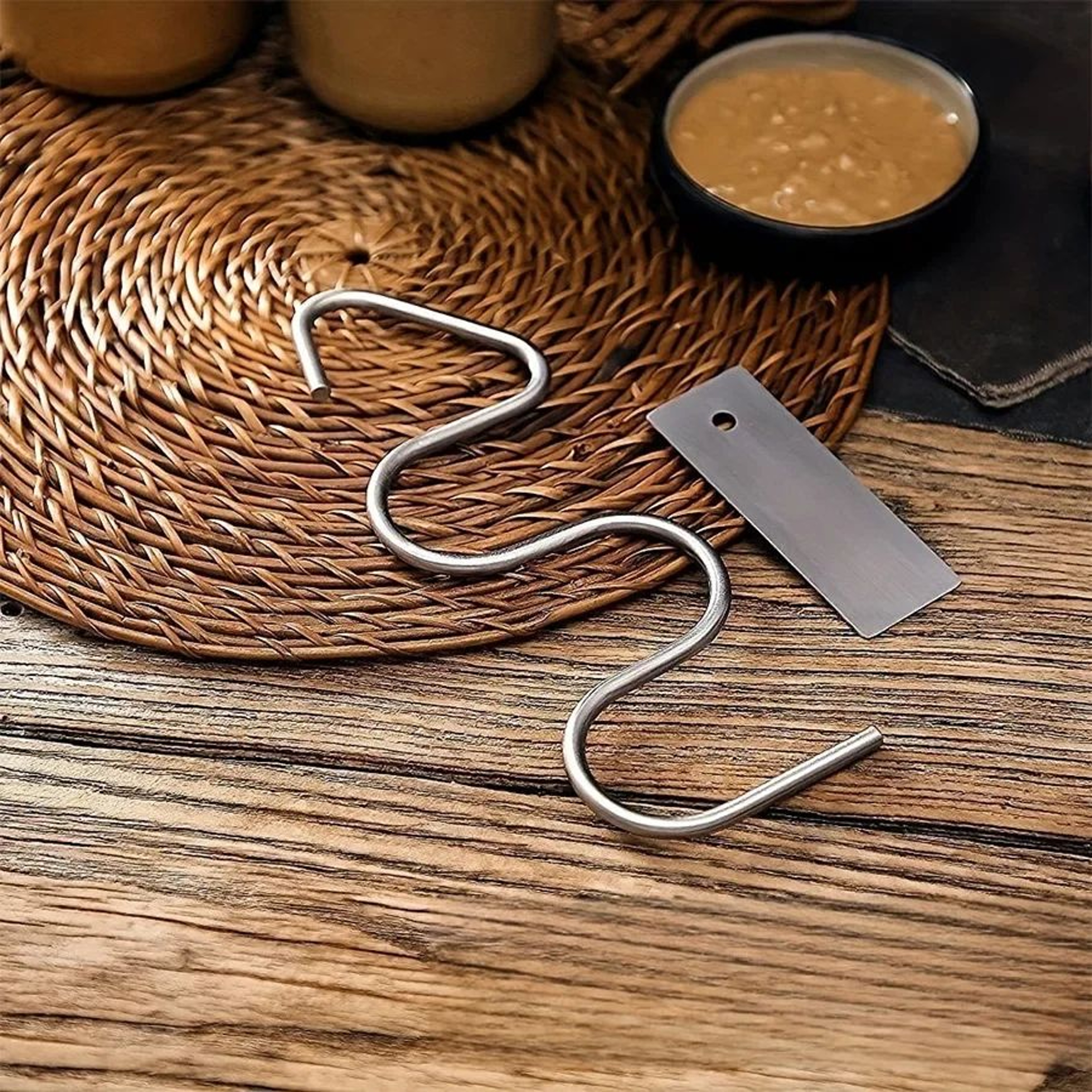 Stainless Steel Peanut Butter Mixer Manual Stirring Tool 3
