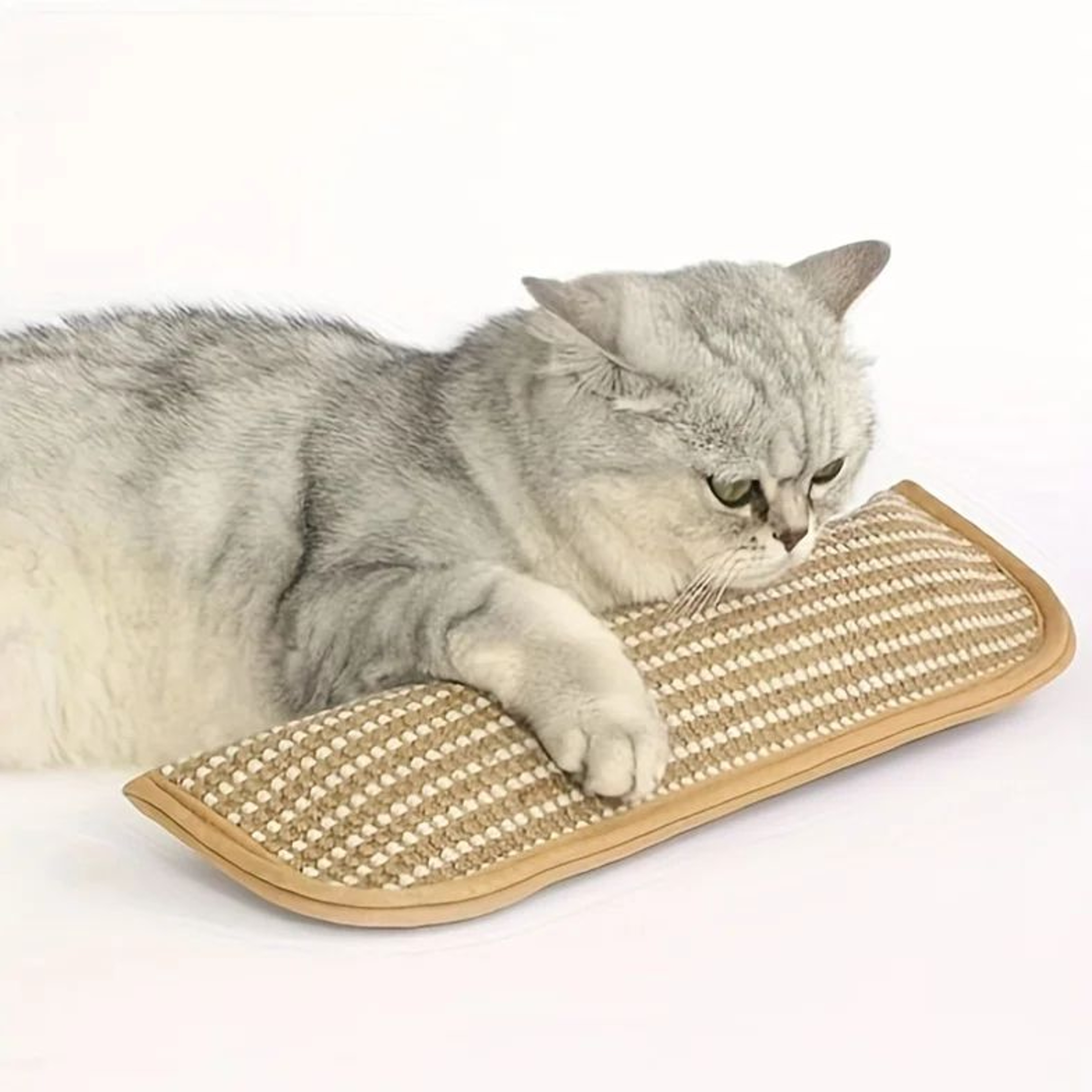 Sisal Cat Scratching Pad Bed With Cushion Non Slip Base 9