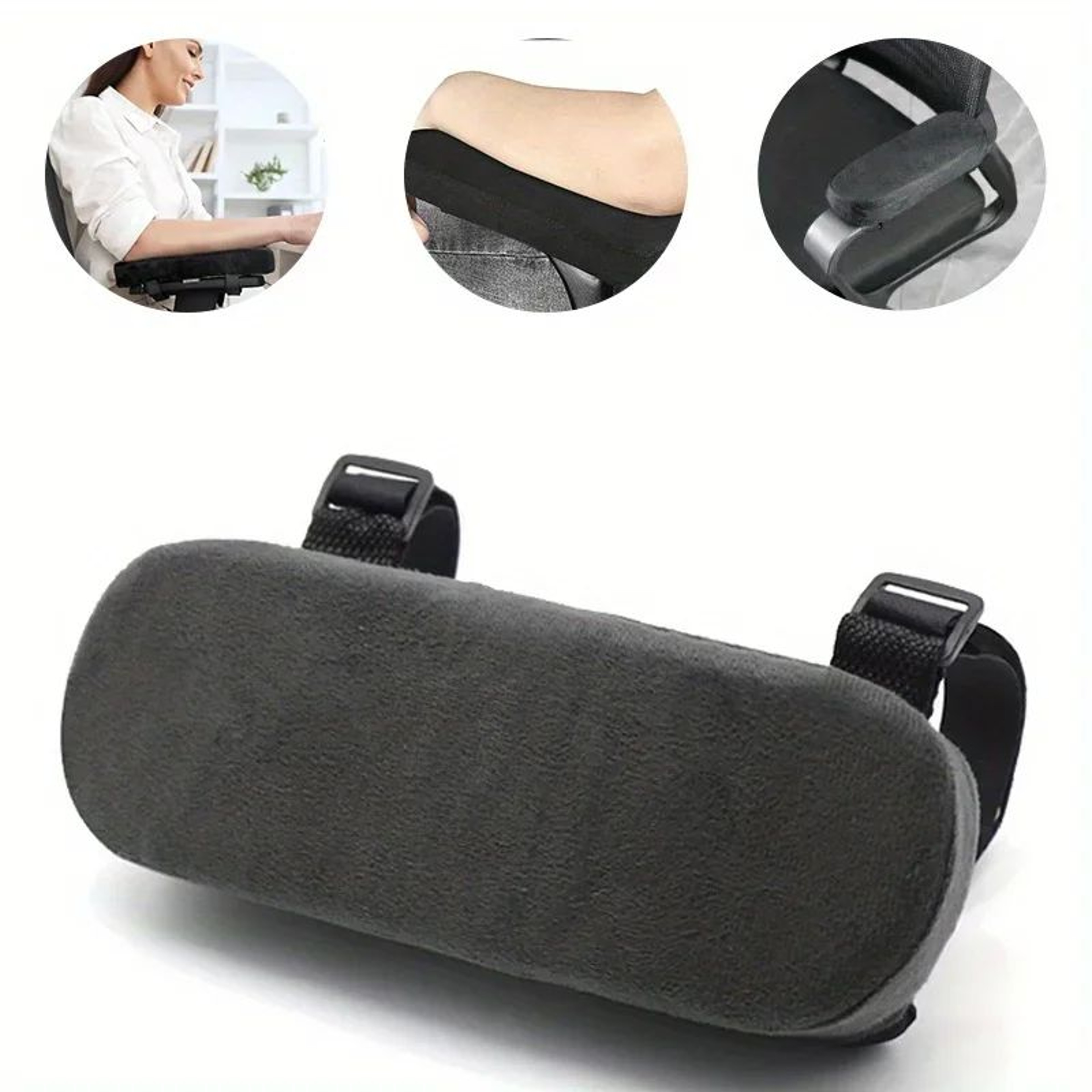 Memory Foam Armrest Pads For Office Chair Elbow Support 4