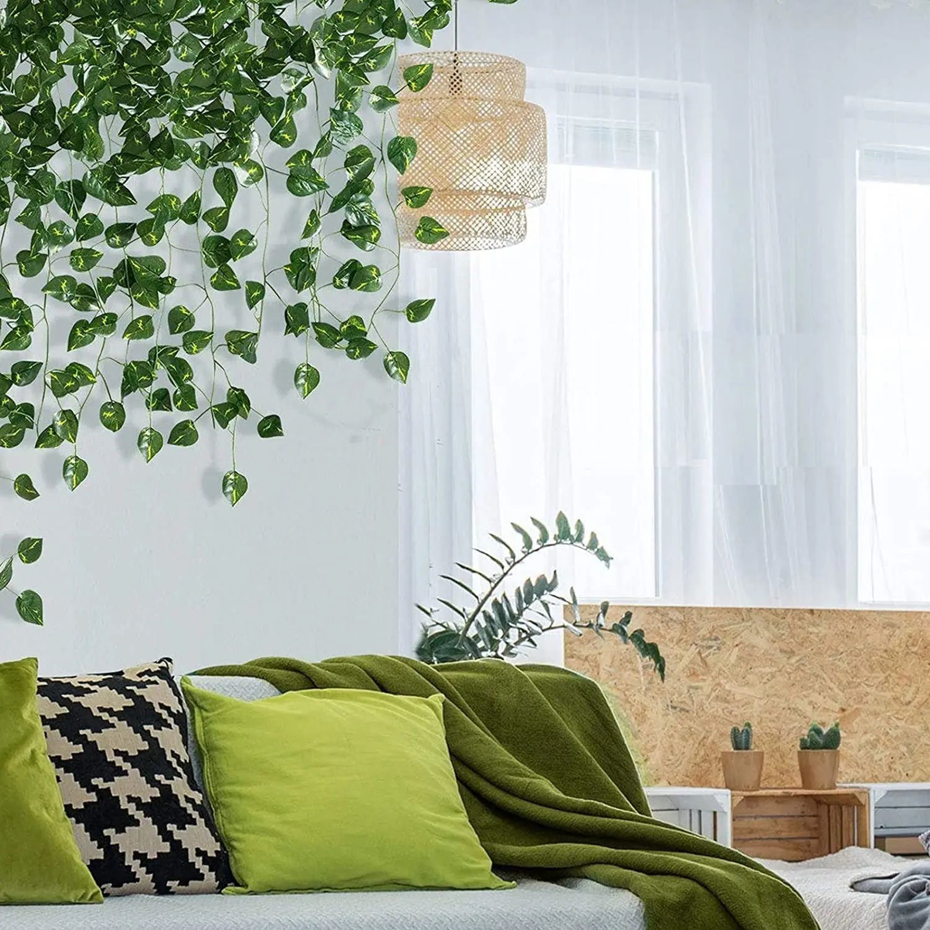 Artificial Ivy Leaves Garland Hanging Greenery Decor 3