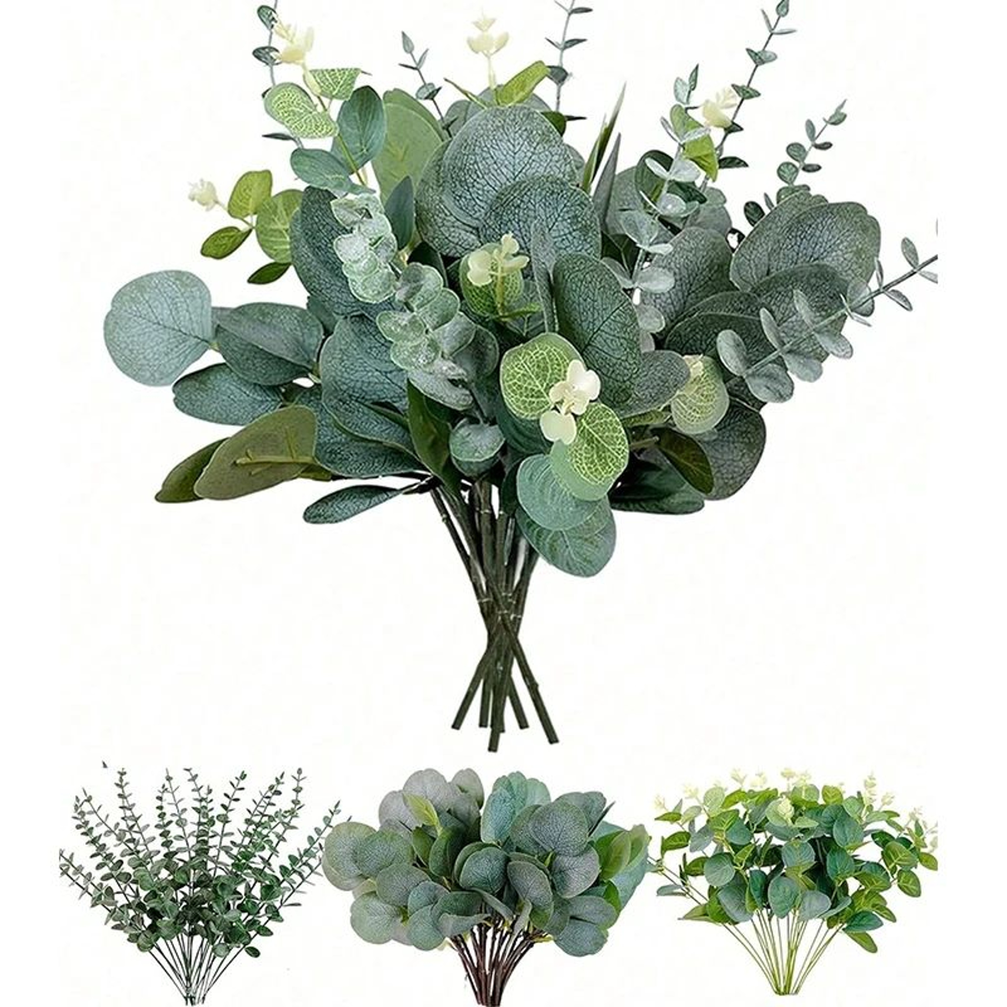 Artificial Eucalyptus Bouquet Decor Set 0