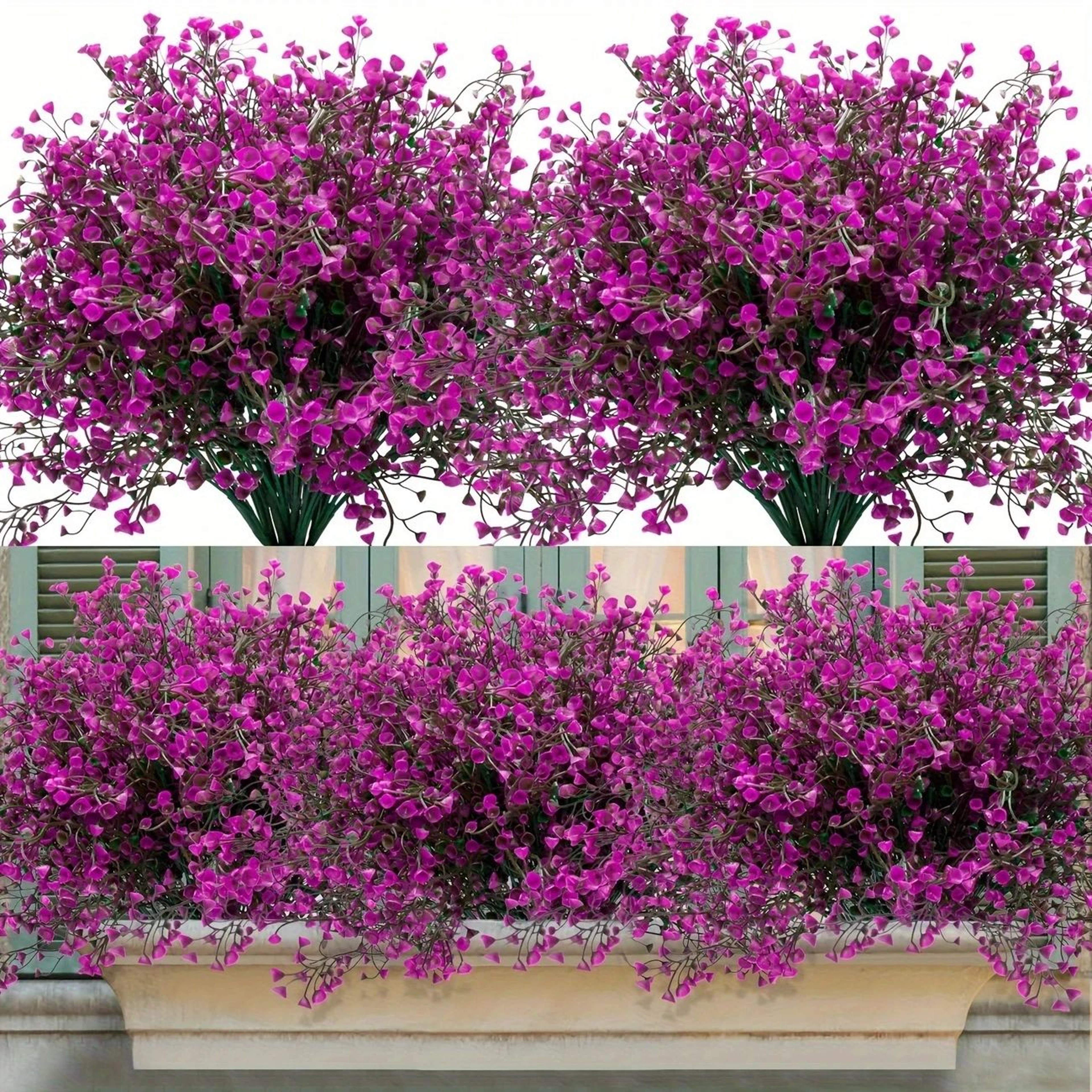UV Resistant Artificial Outdoor Flowers Set 1