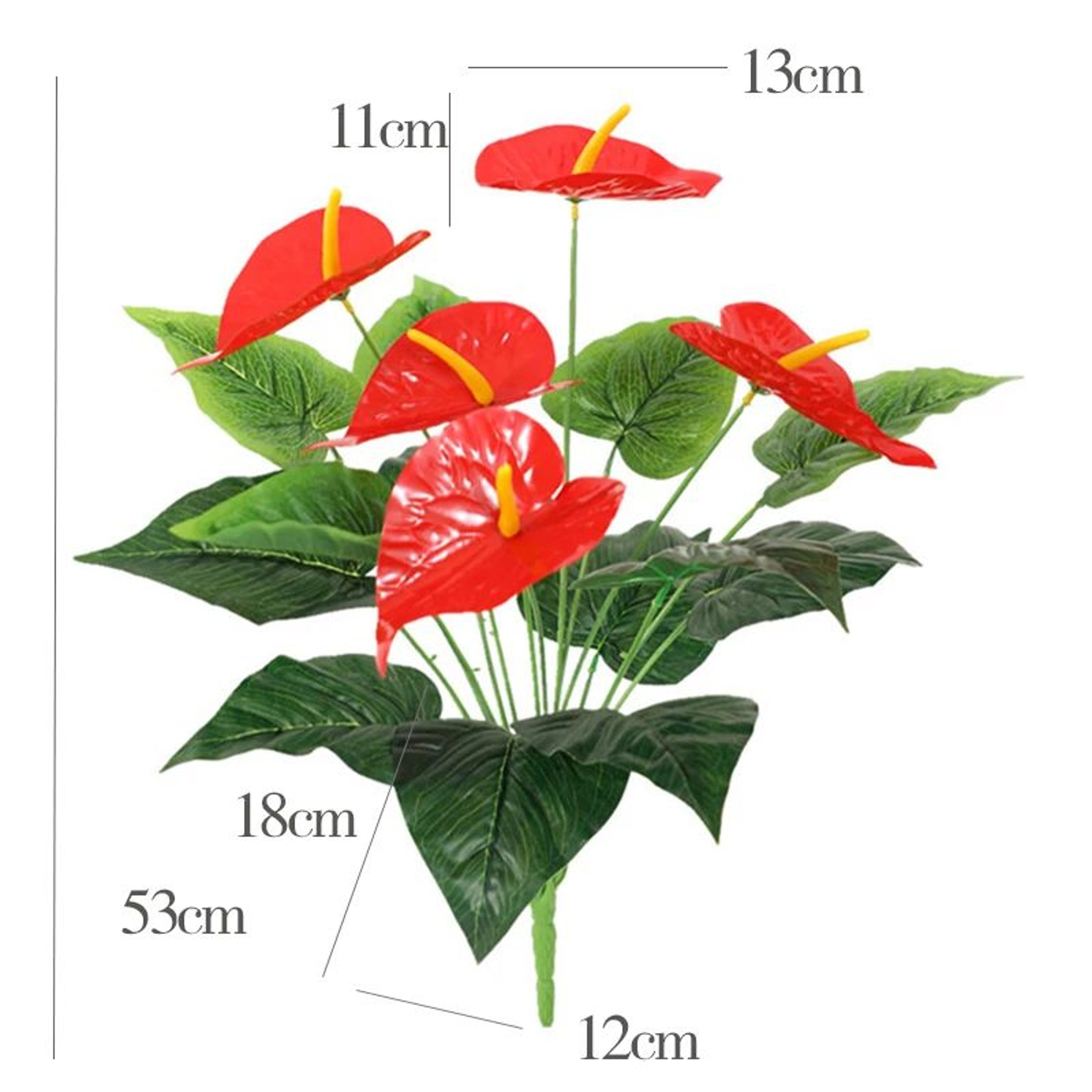 Artificial Monstera Leaf Tropical Decor Plant 2
