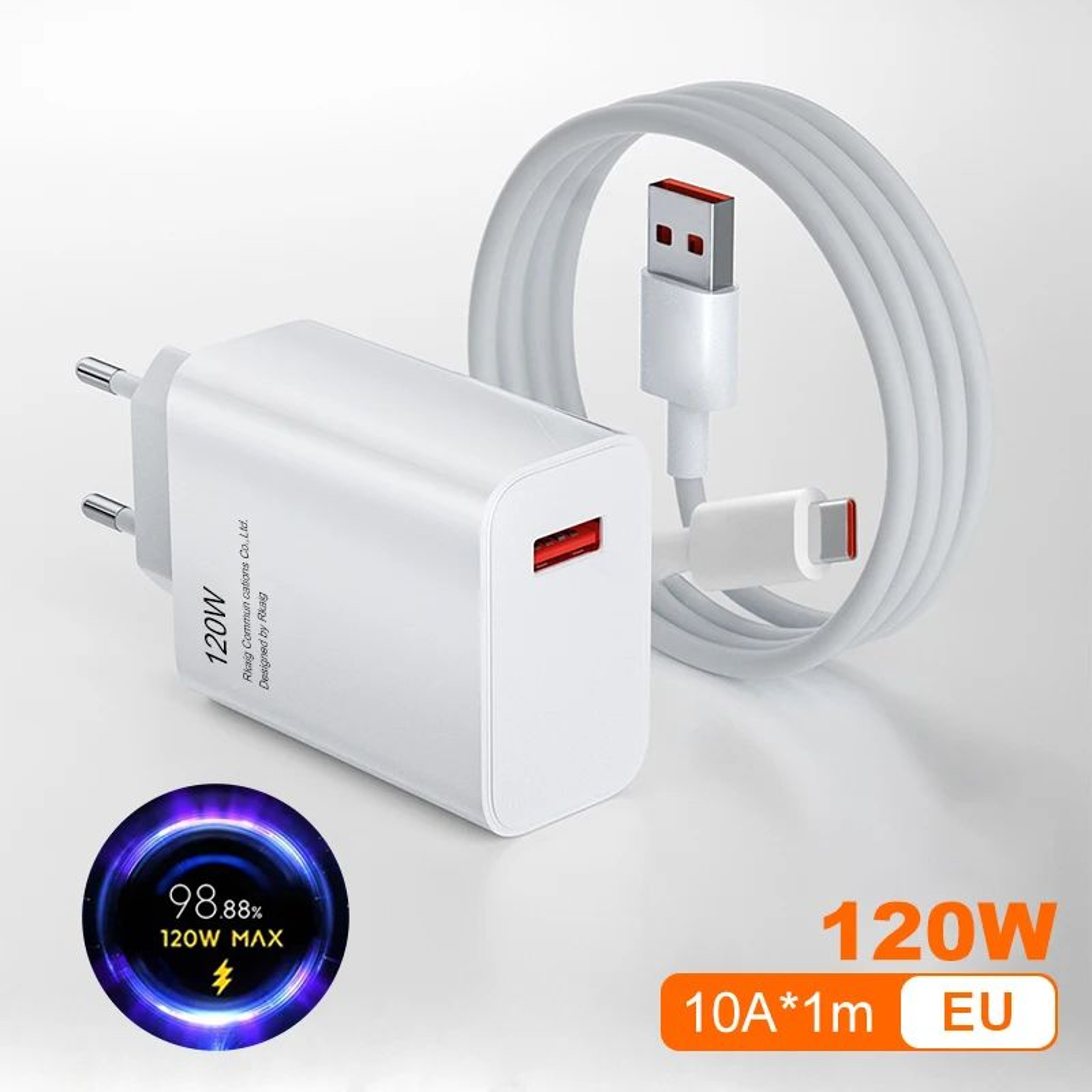 120W Ultra Fast Charging Cable Type C Turbo Charger 13