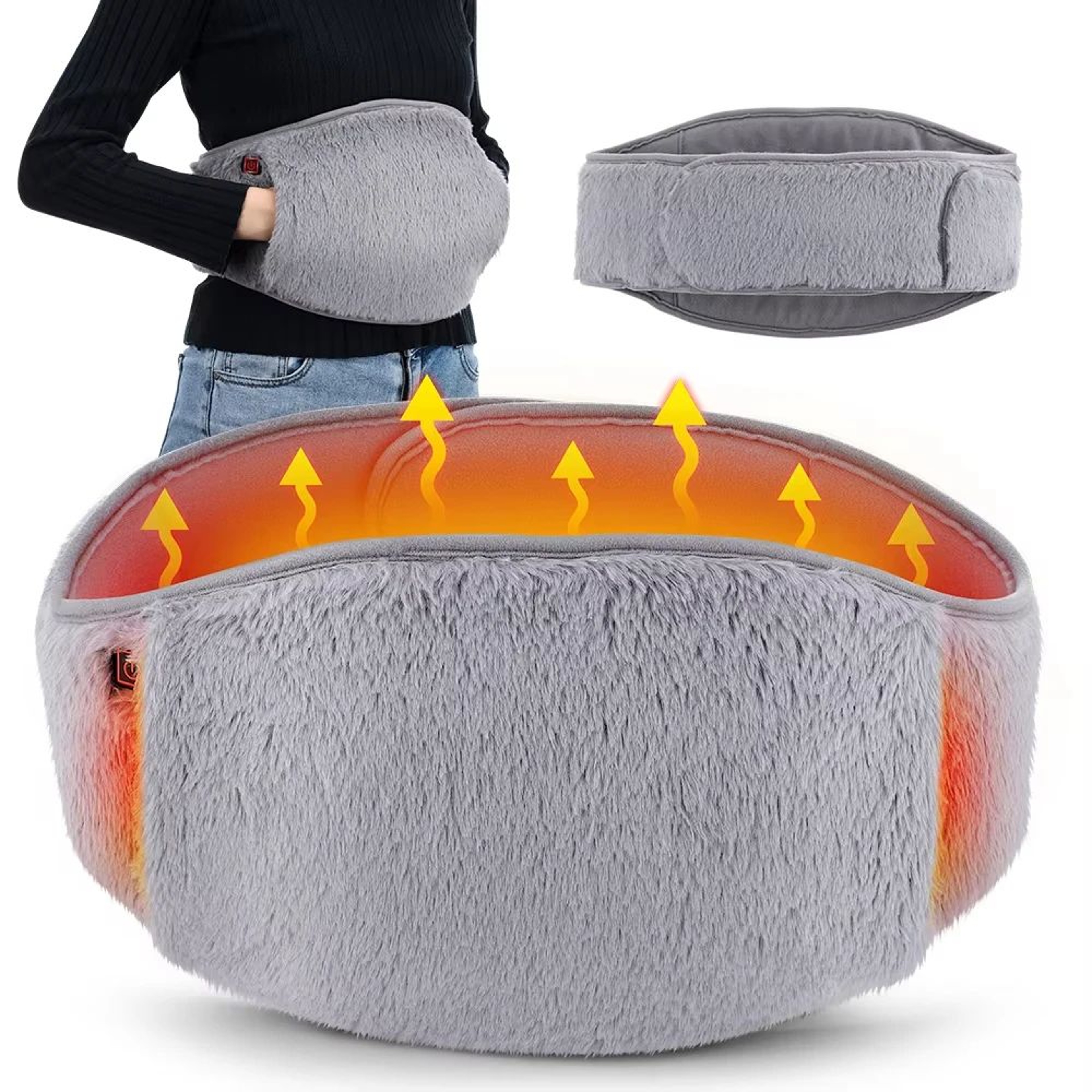 USB Electric Heating Belt Waist And Hand Warmer 5