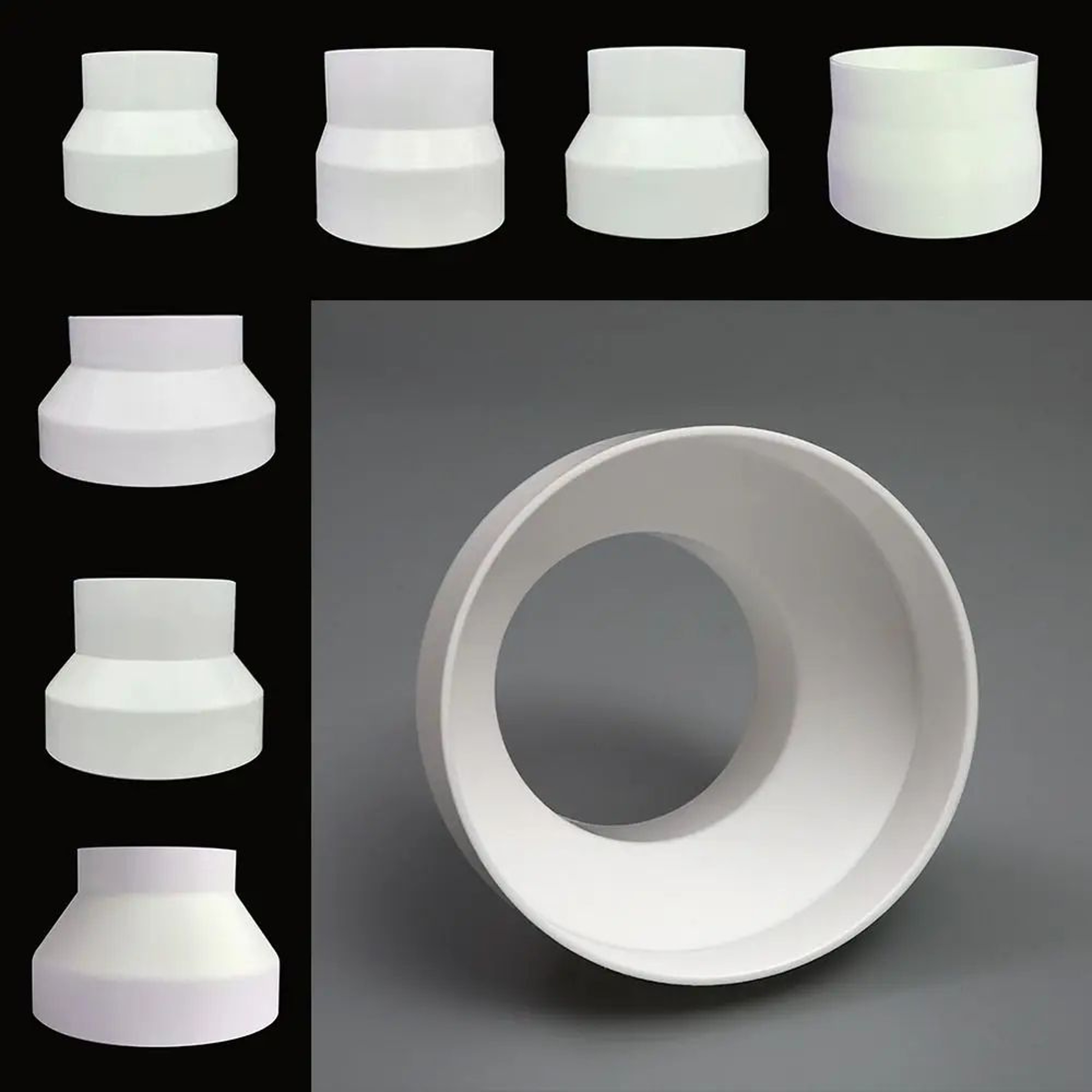 ABS Ventilation Pipe Reducer Adapter Connector 0