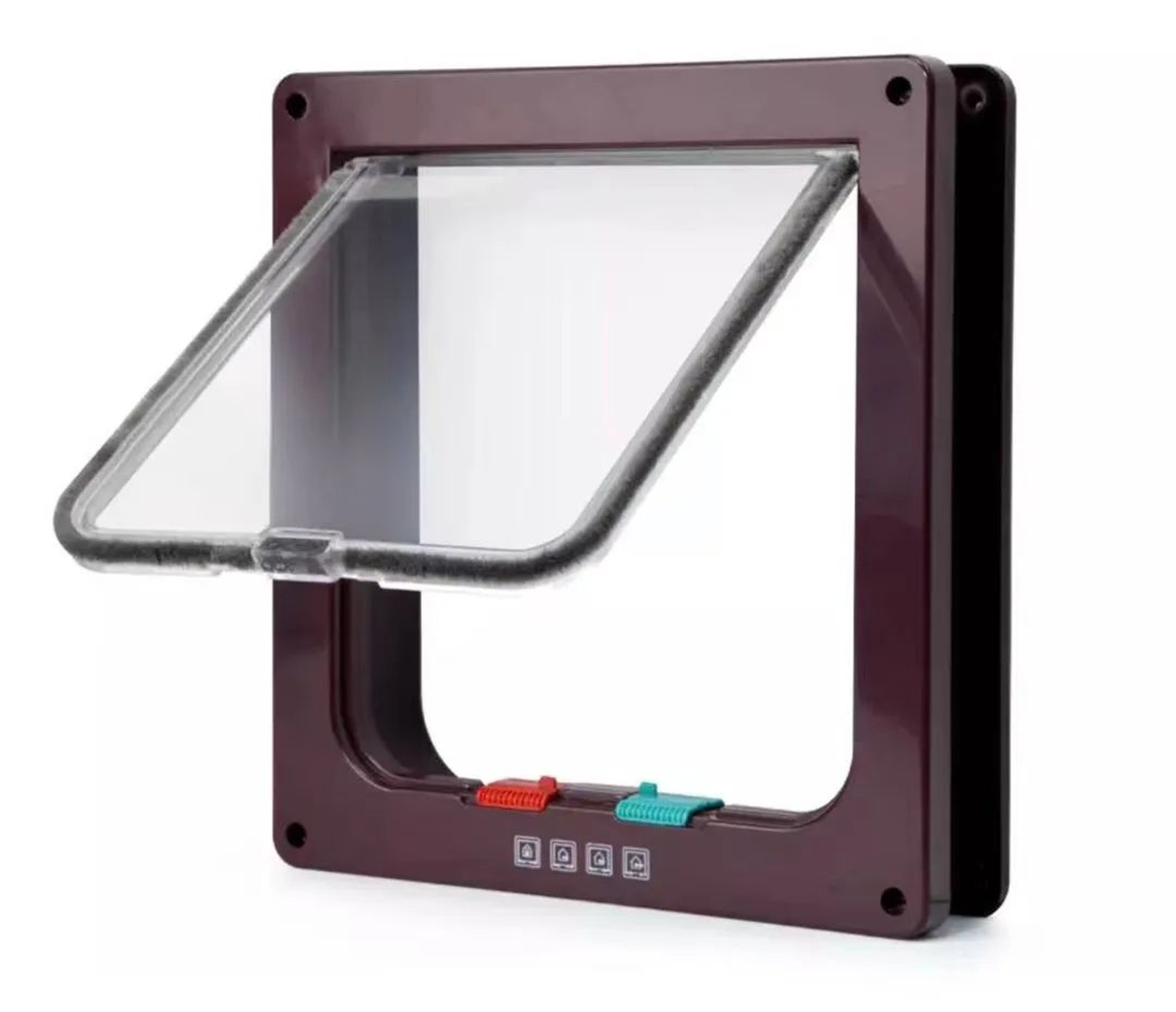 Weatherproof 4 Way Locking Cat Door 7
