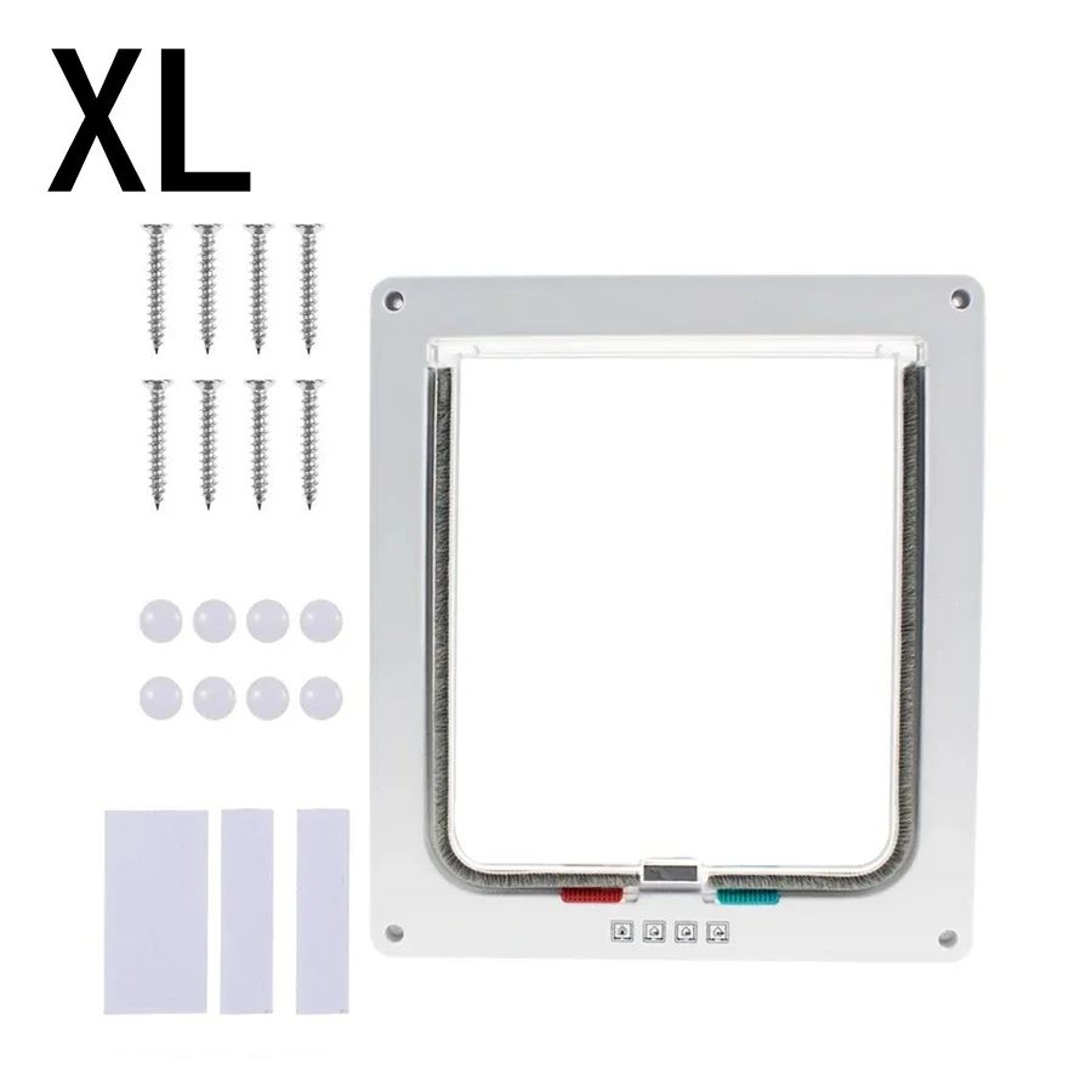 Weatherproof 4 Way Locking Cat Door 12