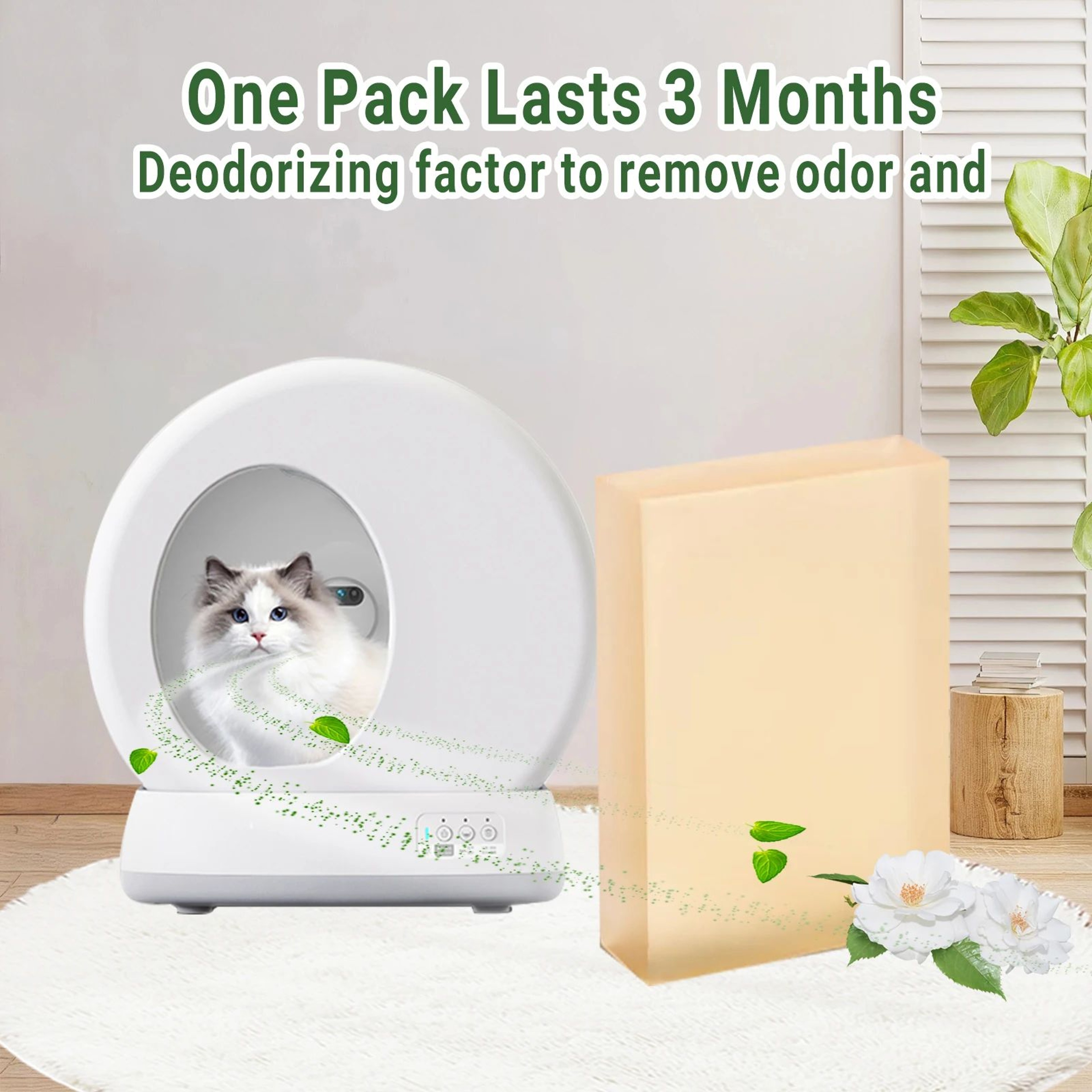 Cat Litter Deodorizer Replacement For Self Cleaning Litter Boxes 3