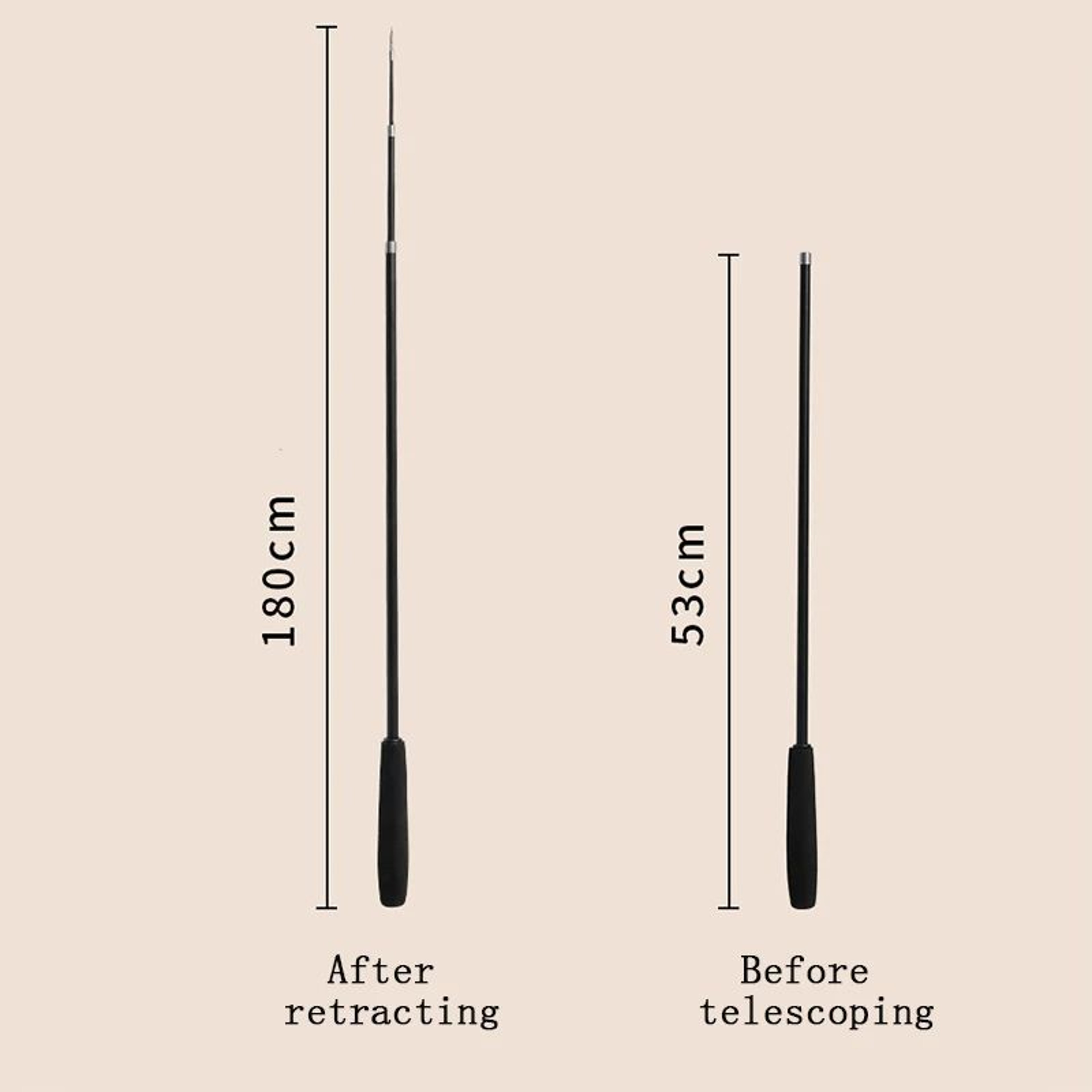 Extra Long Telescopic Feather Cat Wand Toy 4