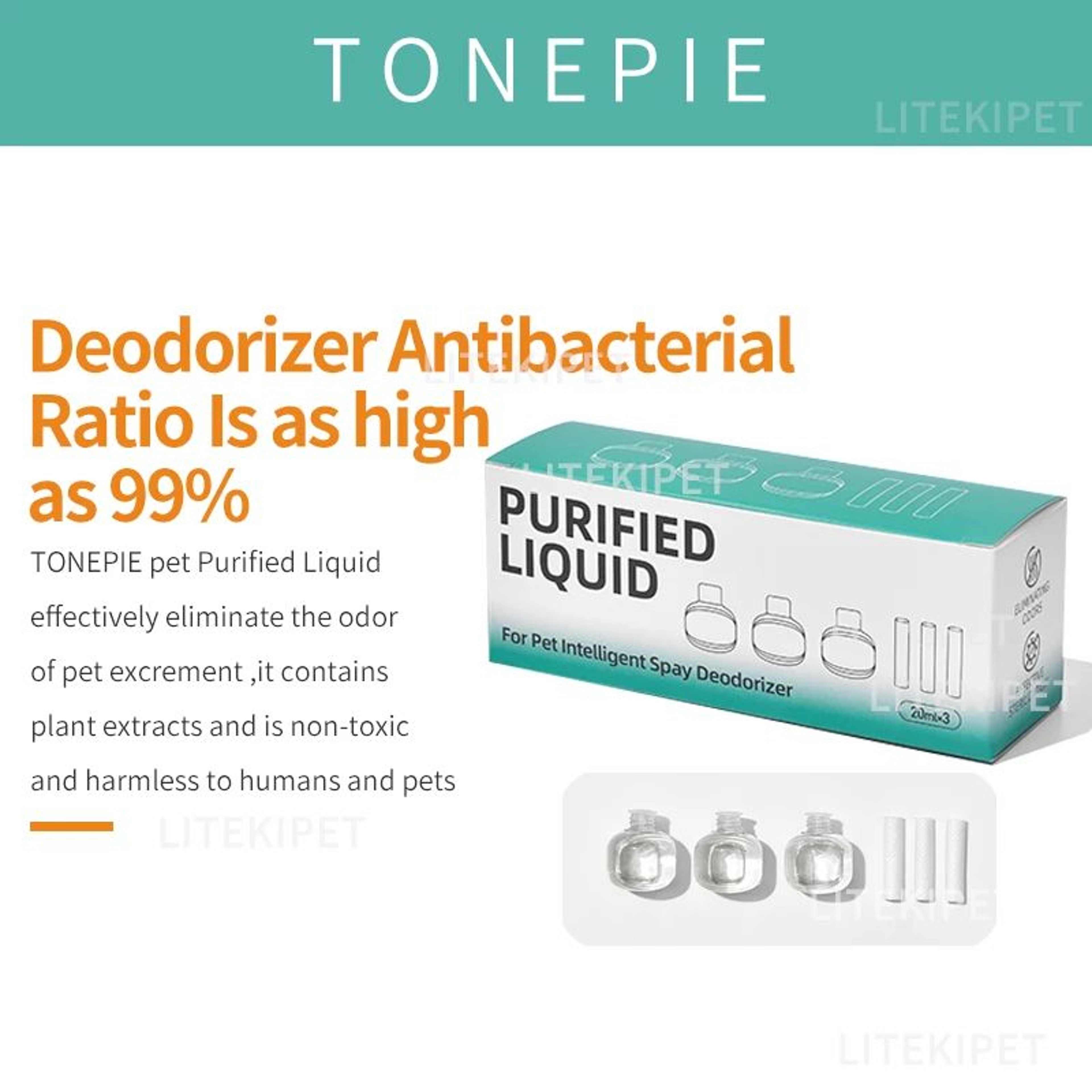 Purification Deodorizing Liquid For Automatic Cat Litter Box 1