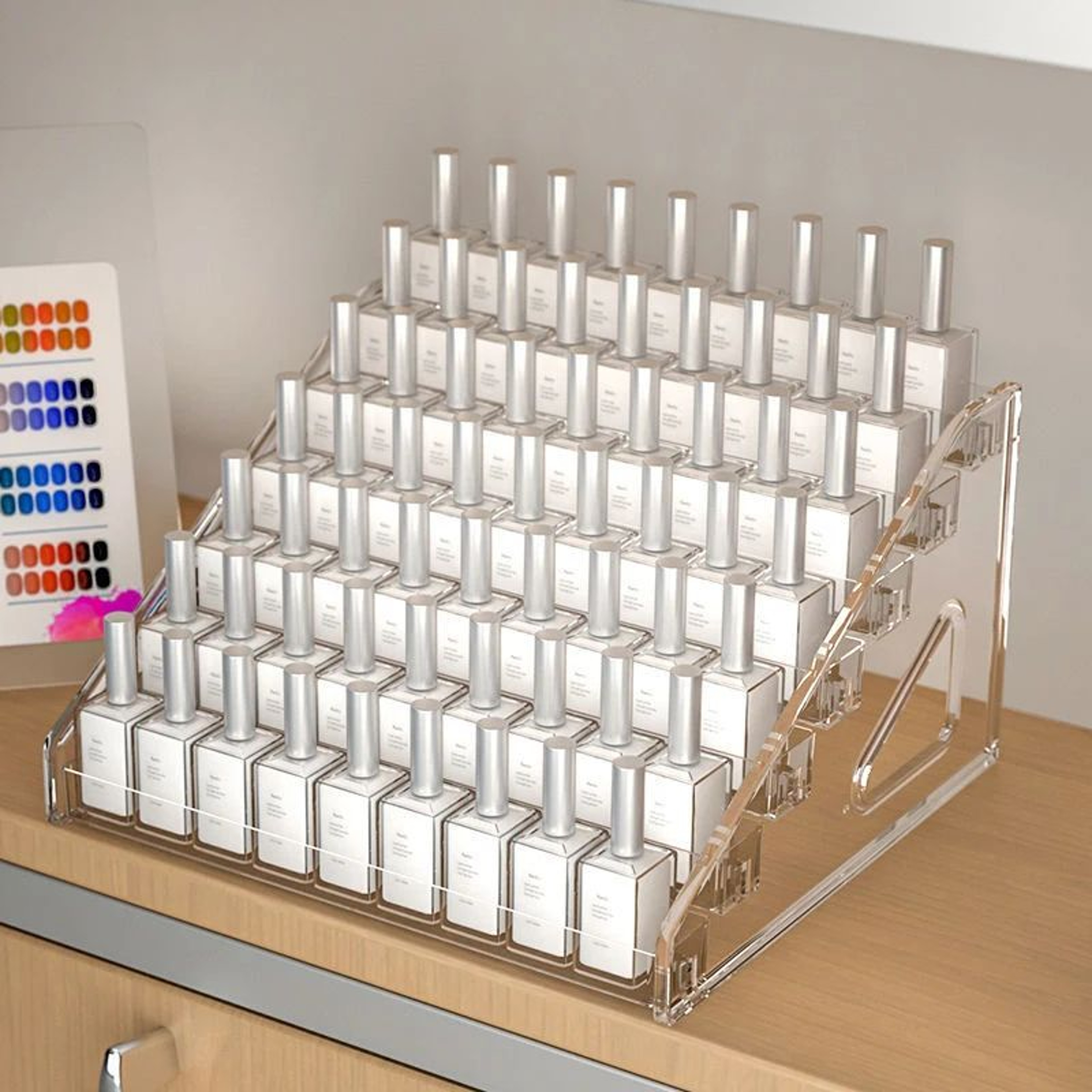 Clear Acrylic Tiered Display Organizer Stand 4