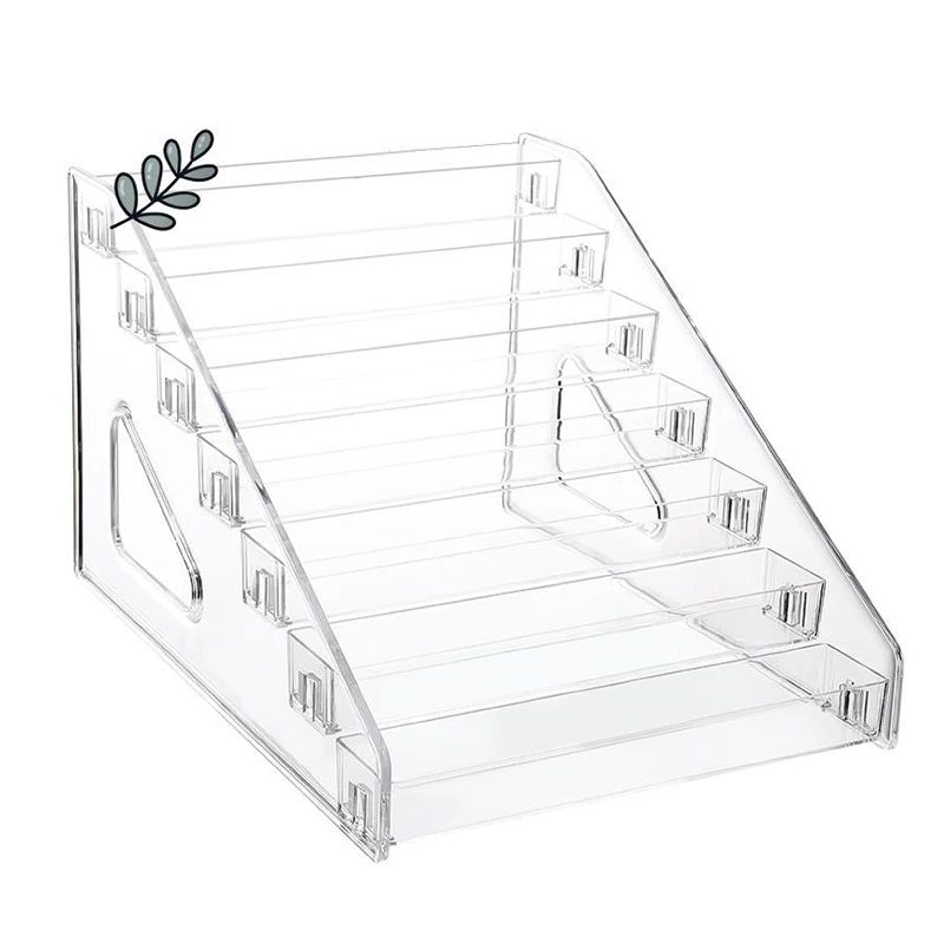Clear Acrylic Tiered Display Organizer Stand 5