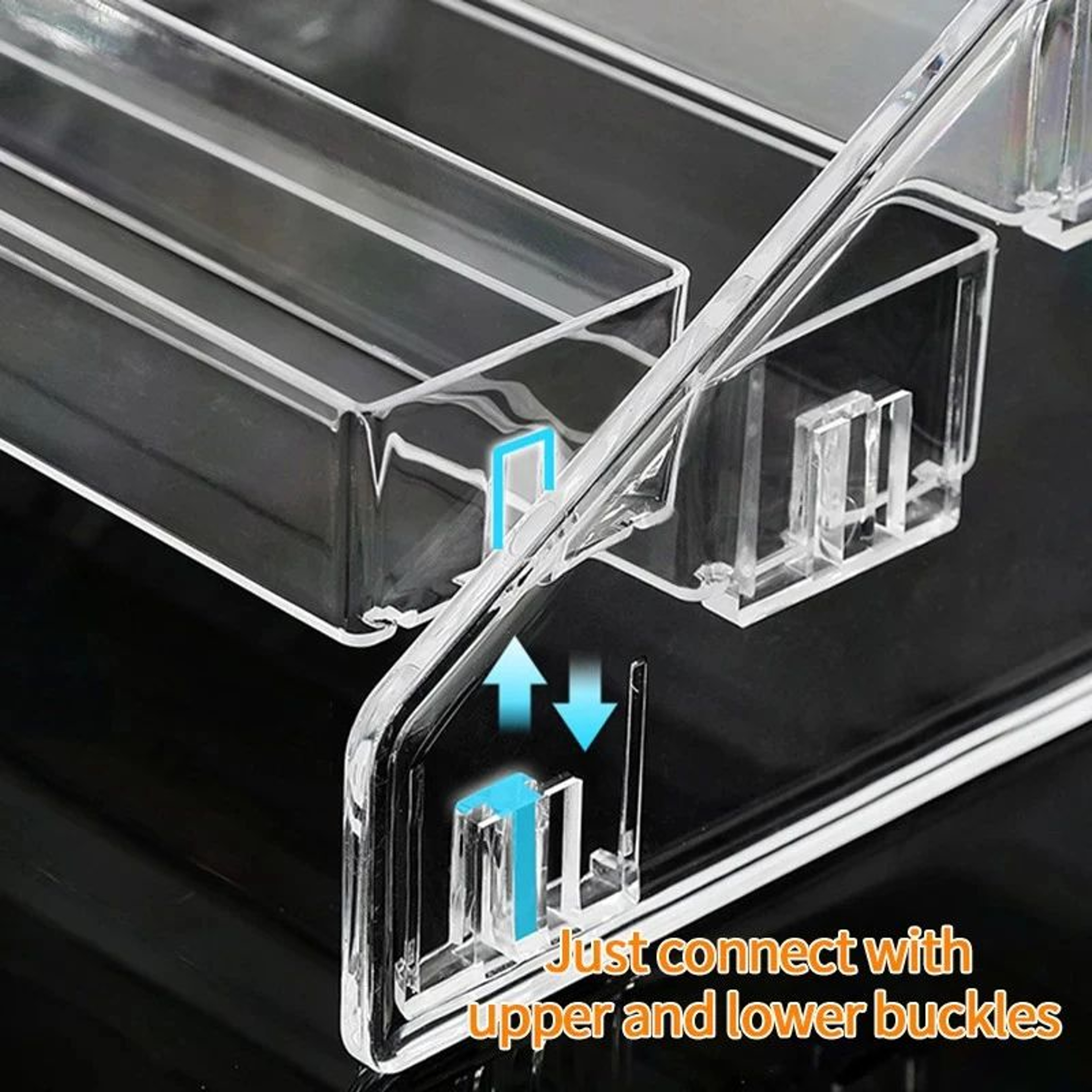Clear Acrylic Tiered Display Organizer Stand 6